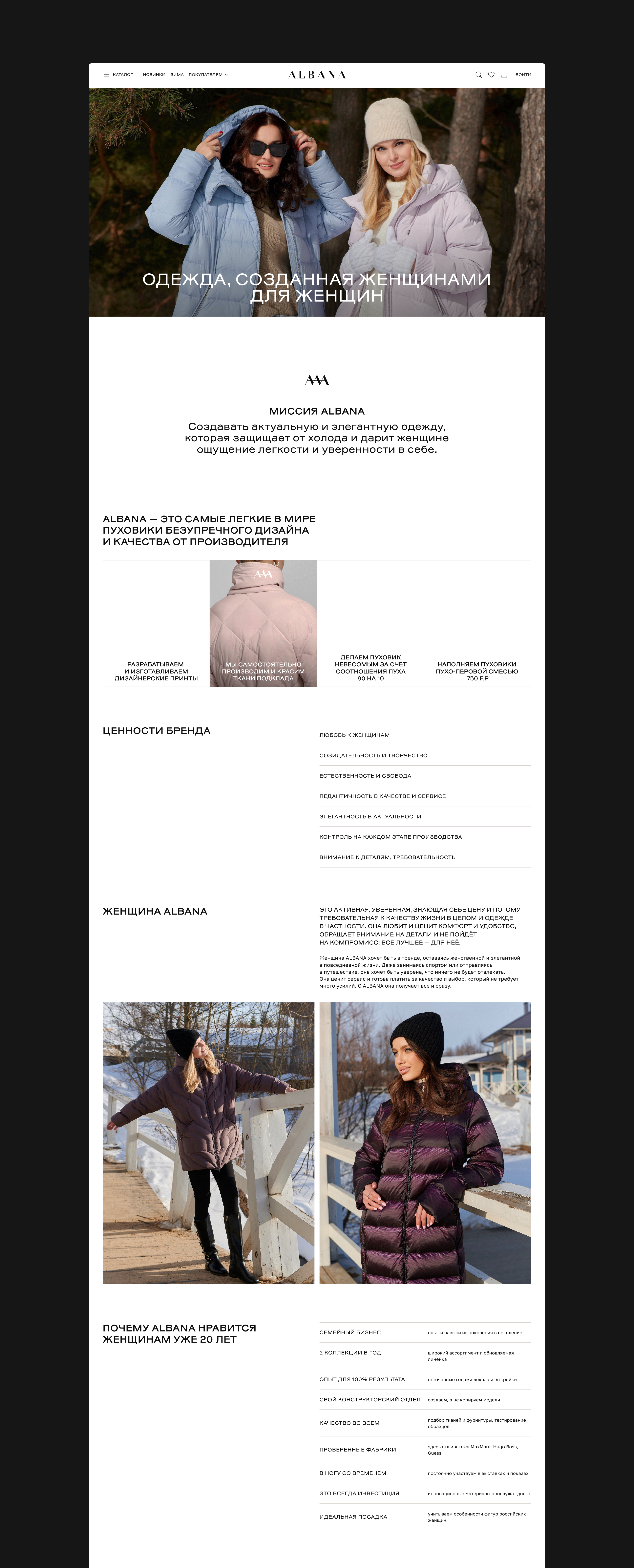 Интернет-магазин Albana — Изображение №11 — Интерфейсы на Dprofile