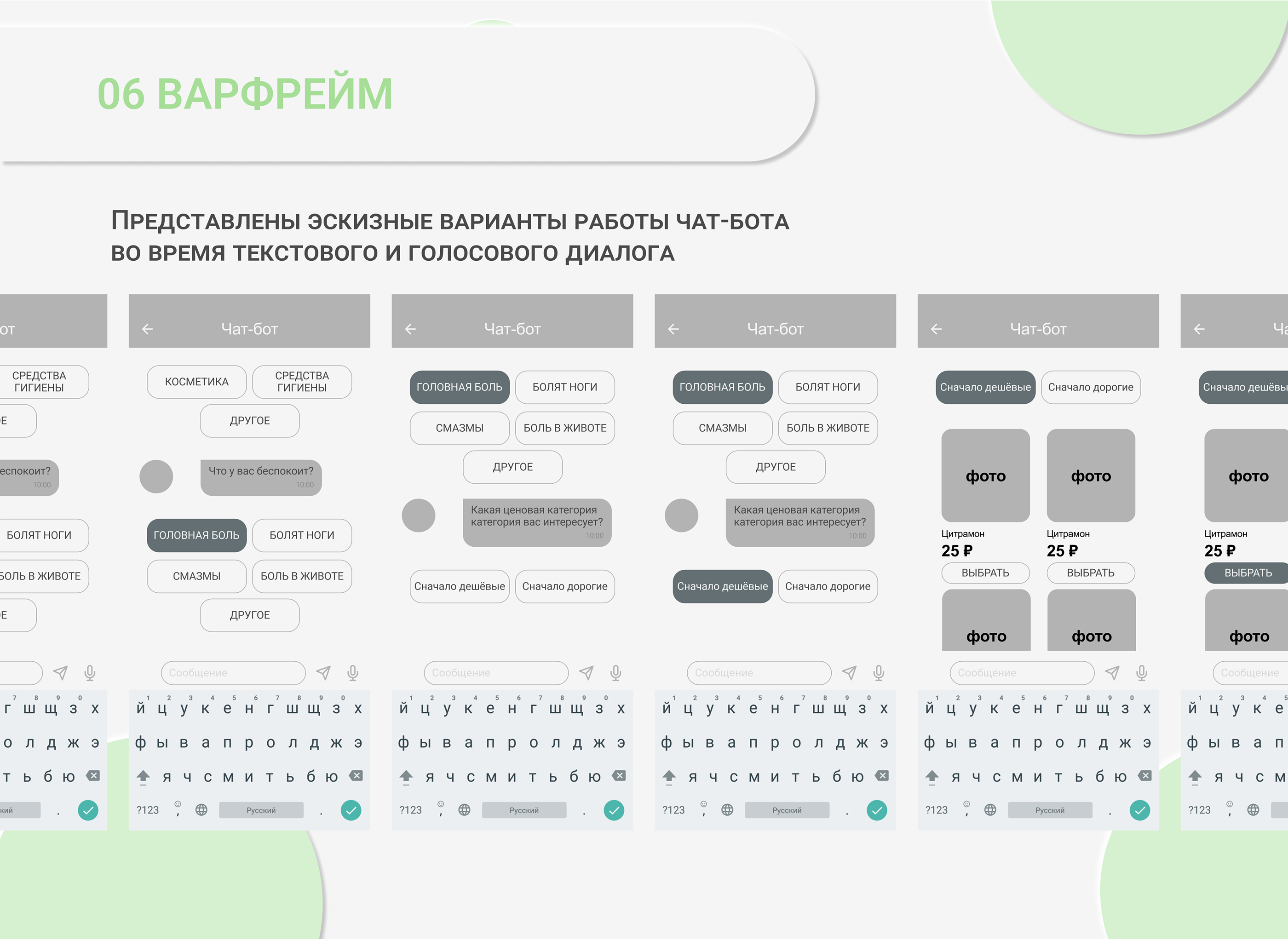Чат-бот аптечной сети "ФАРМ-КИТ" — Изображение №8 — Интерфейсы, Графика на Dprofile