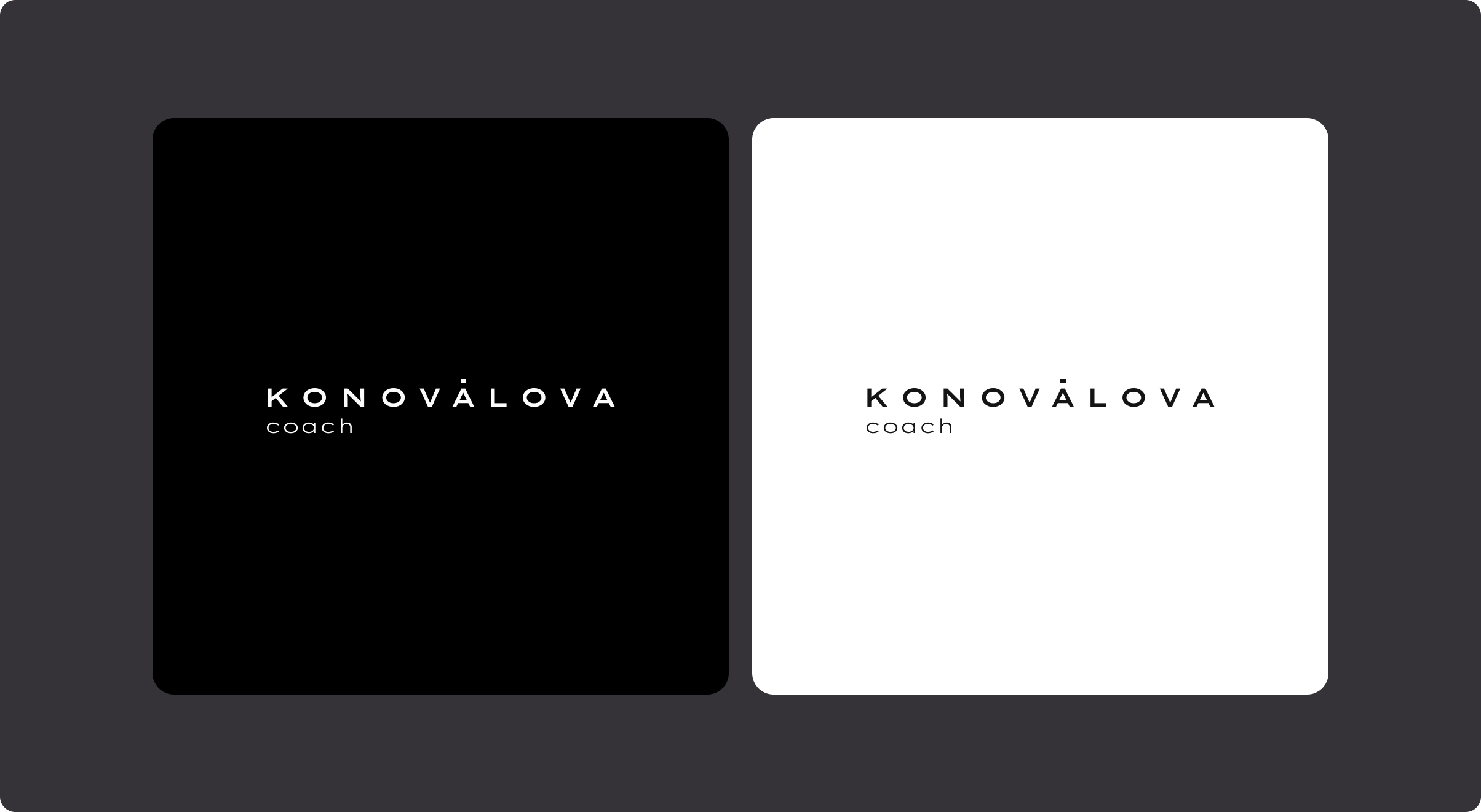 Логотип KONOVALOVA COACH — Изображение №5 — Брендинг на Dprofile