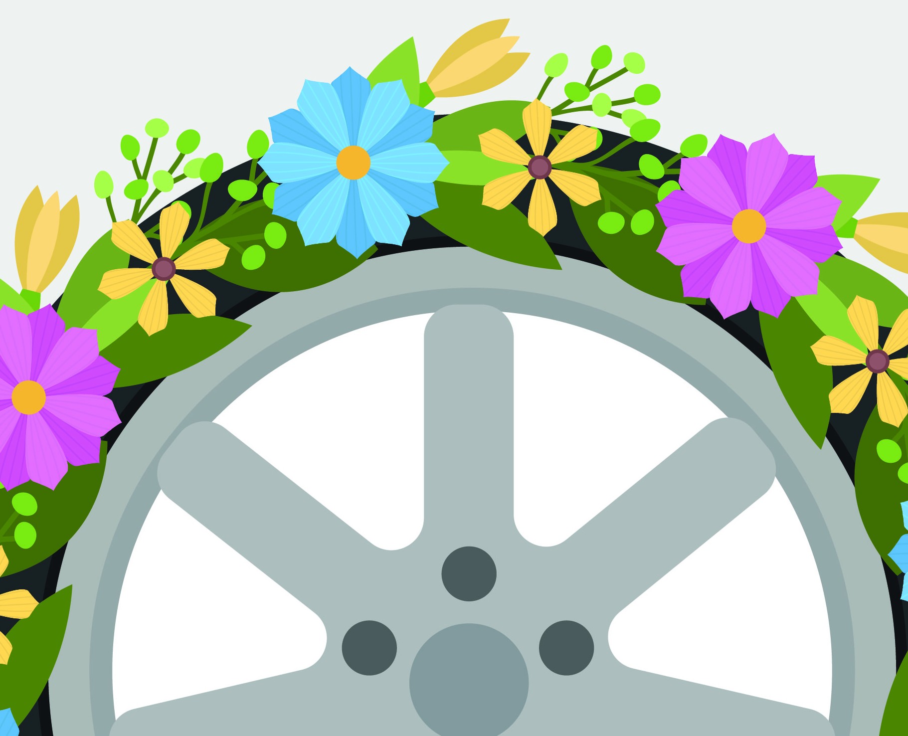 Экопостер "Утилизация покрышек" — Графика на Dprofile