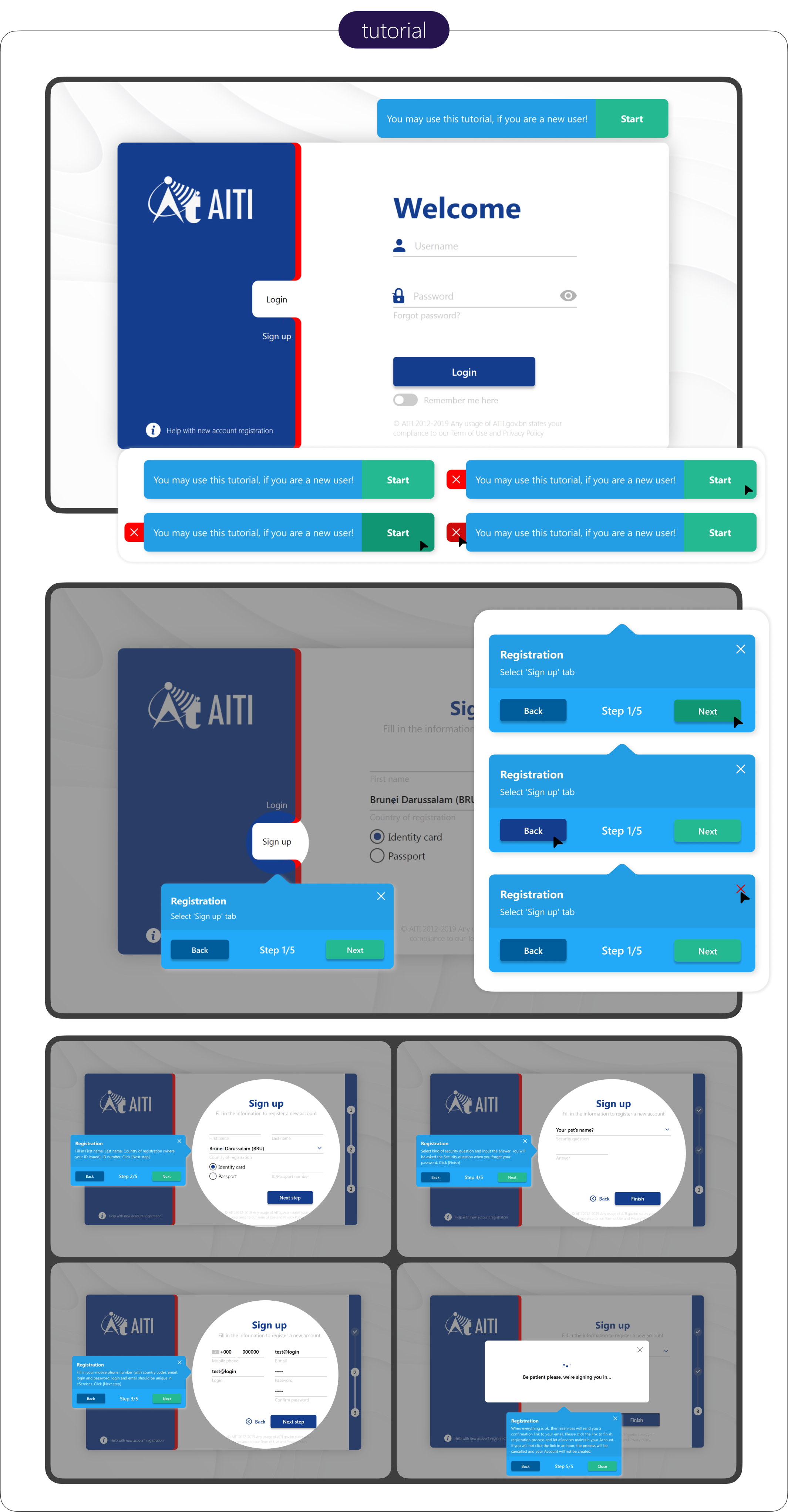 (AITI) Бруней-Даруссалам Ux/Ui — Изображение №4 — Интерфейсы на Dprofile