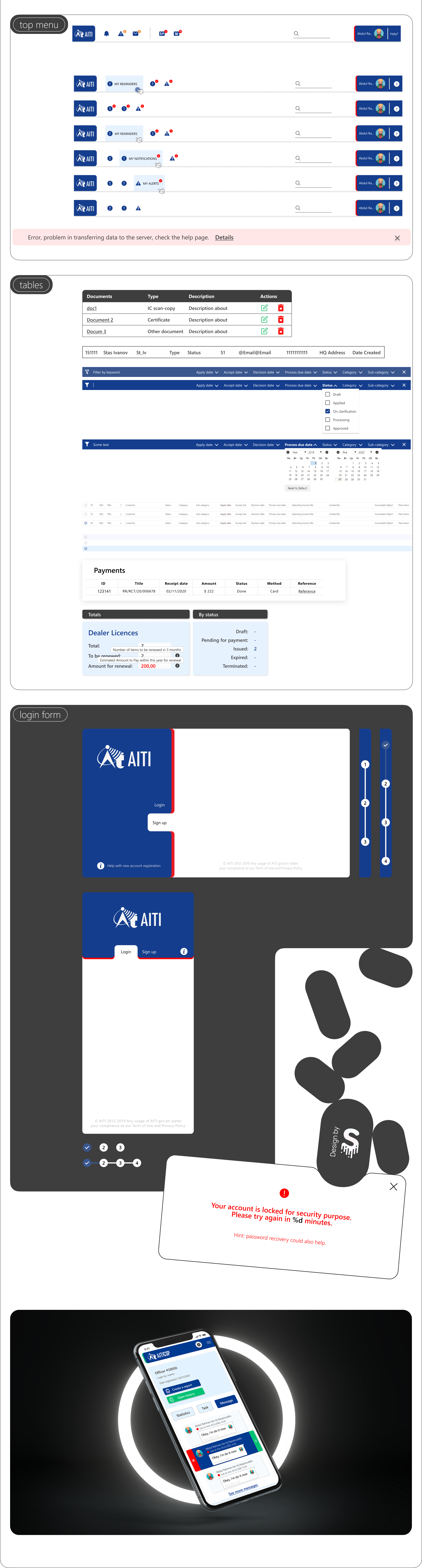 (AITI) Бруней-Даруссалам Ux/Ui — Изображение №3 — Интерфейсы на Dprofile