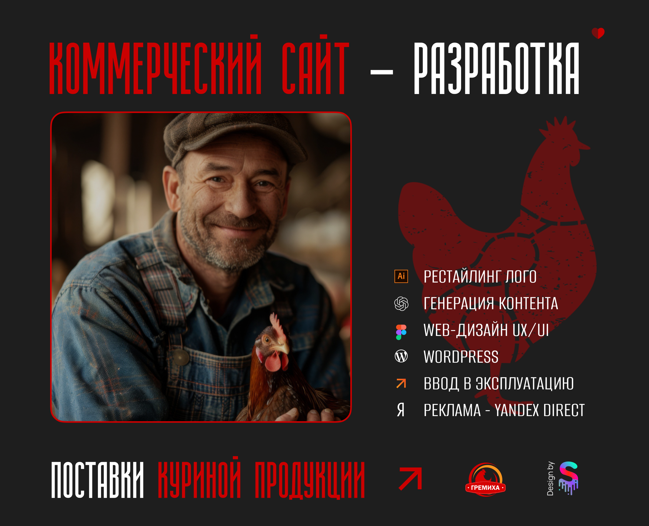 Гремиха- разработка полного цикла — Интерфейсы, Брендинг на Dprofile
