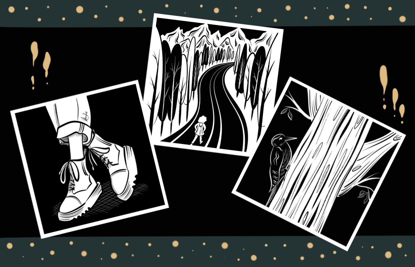 Black-and-white — Изображение №4 — Брендинг, Иллюстрация на Dprofile