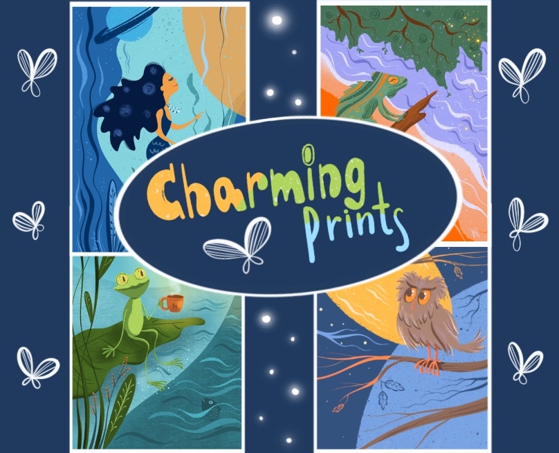 Charming prints — Брендинг, Иллюстрация на Dprofile