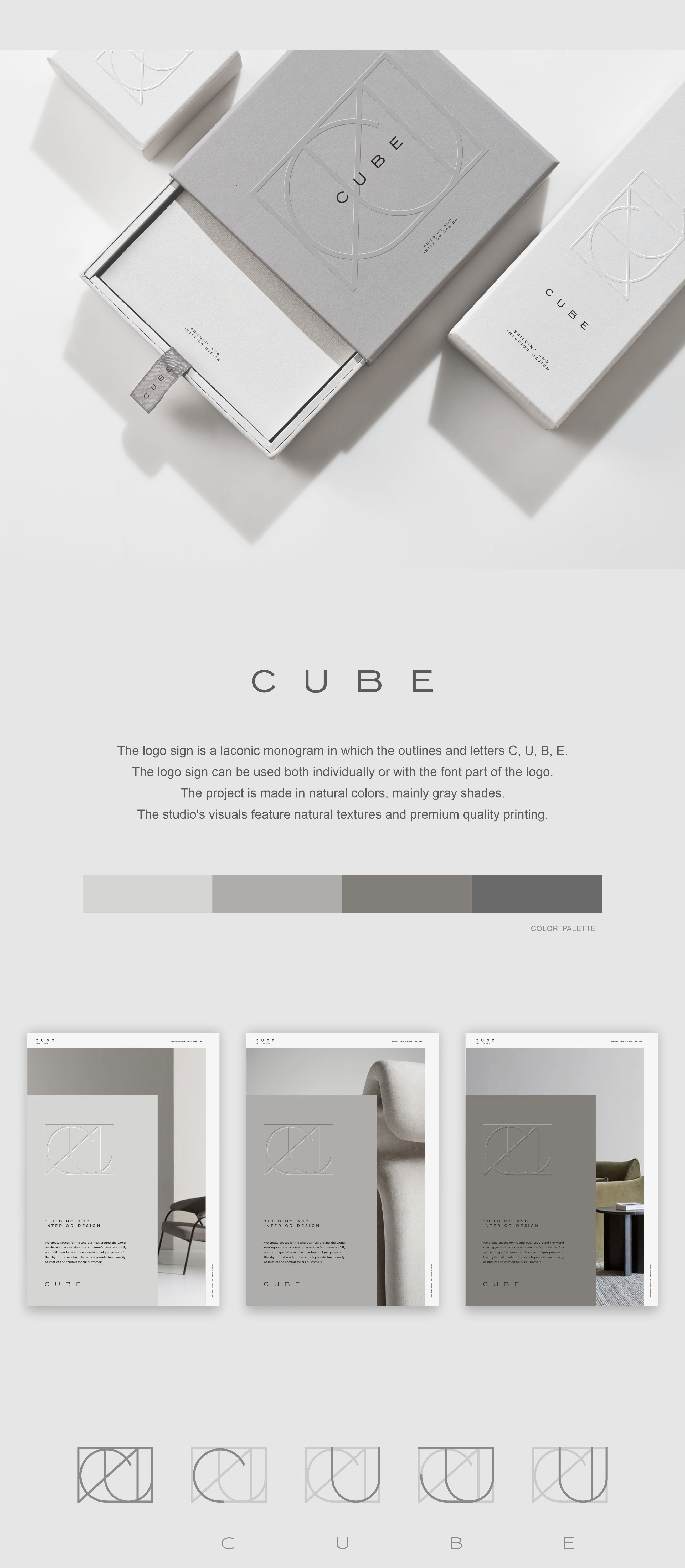 CUBE | Архитектура и дизайн интерьера — Изображение №1 — Брендинг на Dprofile