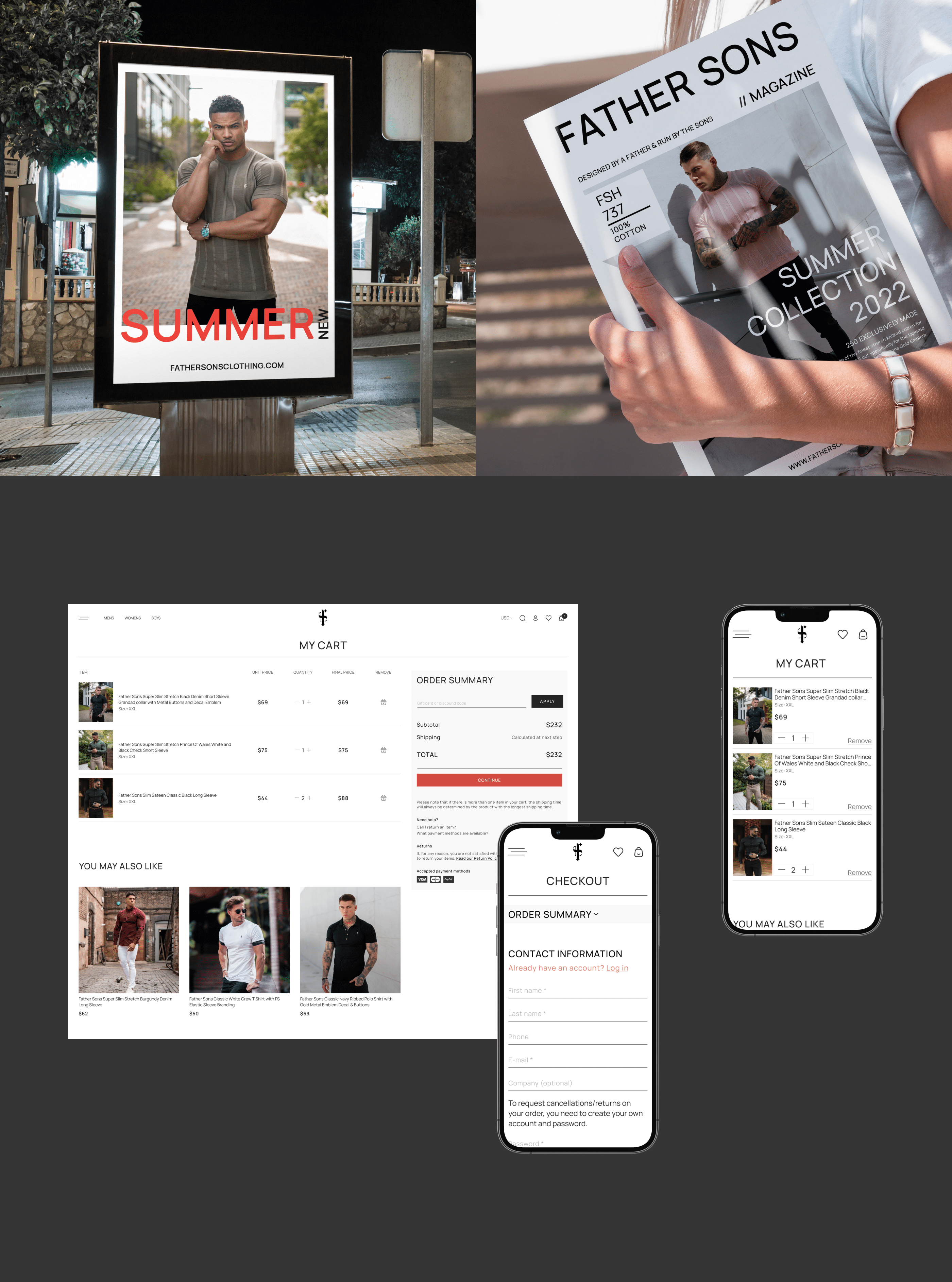 FATHER SONS | REDESIGN CONCEPT — Изображение №6 — Интерфейсы на Dprofile