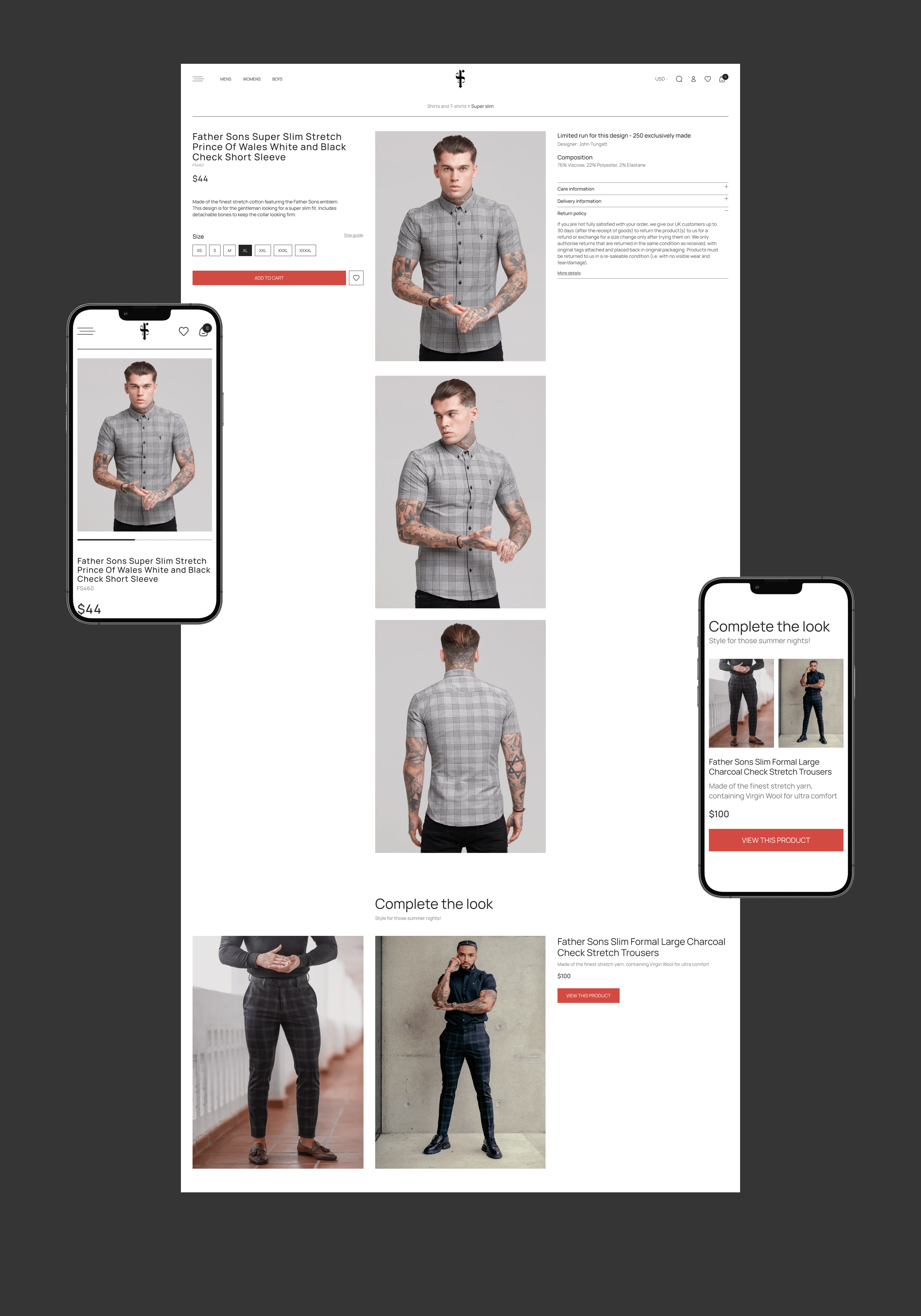 FATHER SONS | REDESIGN CONCEPT — Изображение №5 — Интерфейсы на Dprofile