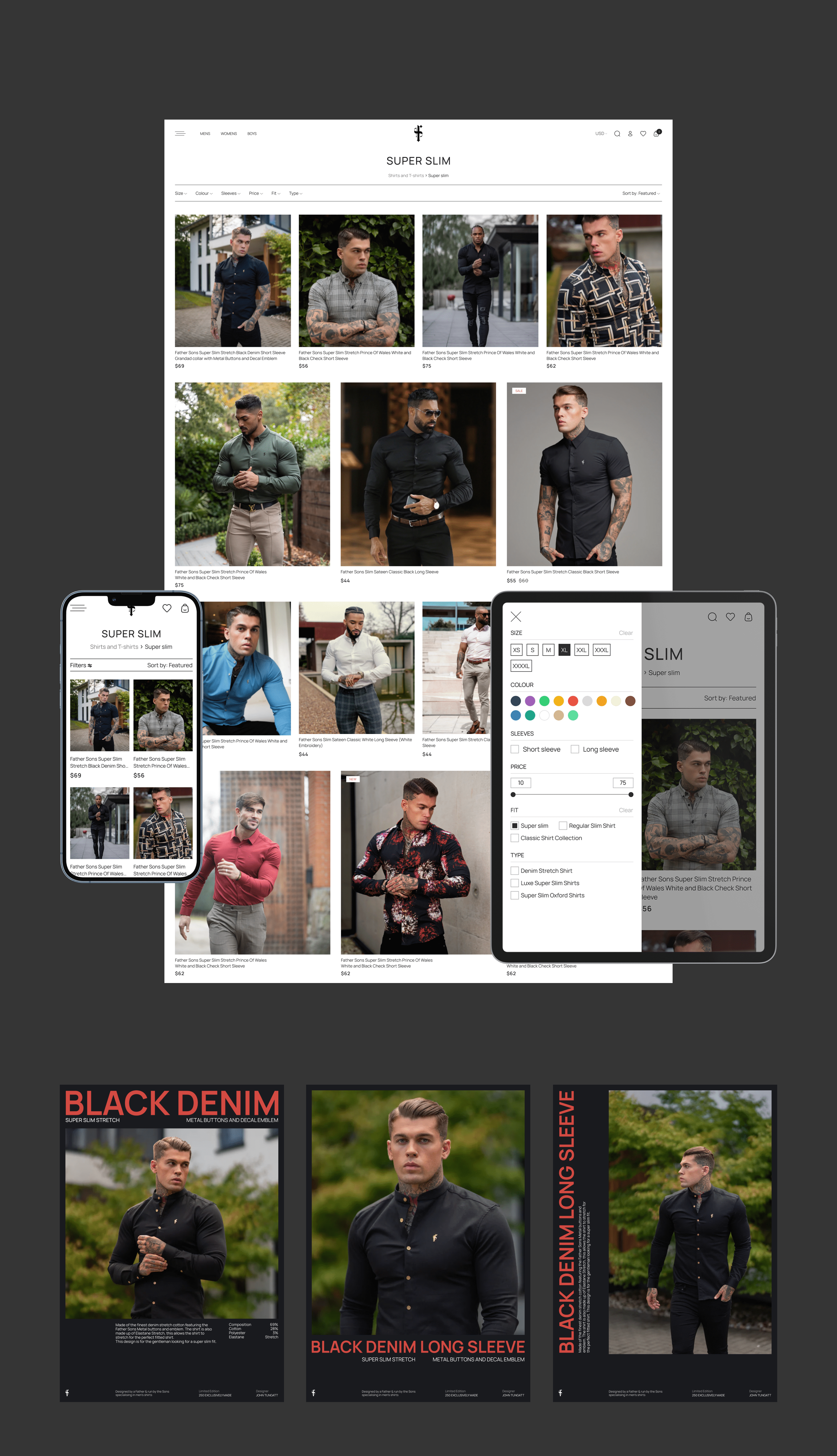FATHER SONS | REDESIGN CONCEPT — Изображение №4 — Интерфейсы на Dprofile