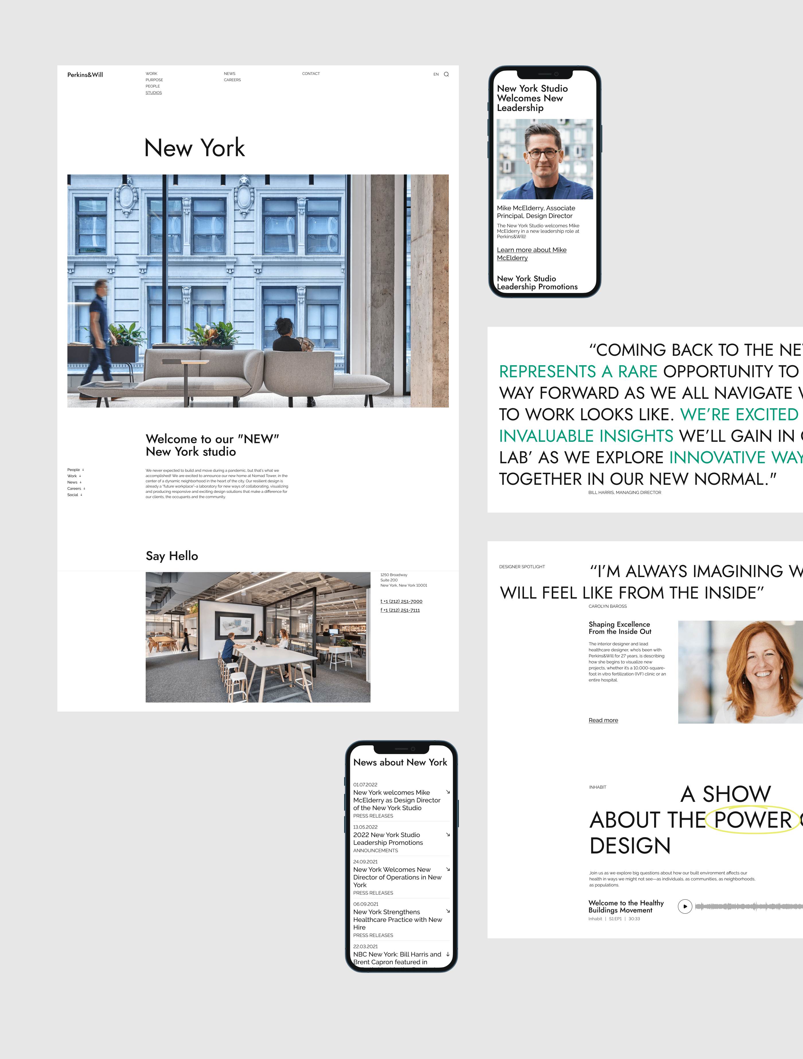 Perkins&Will | Corporate website redesign — Изображение №5 — Интерфейсы на Dprofile