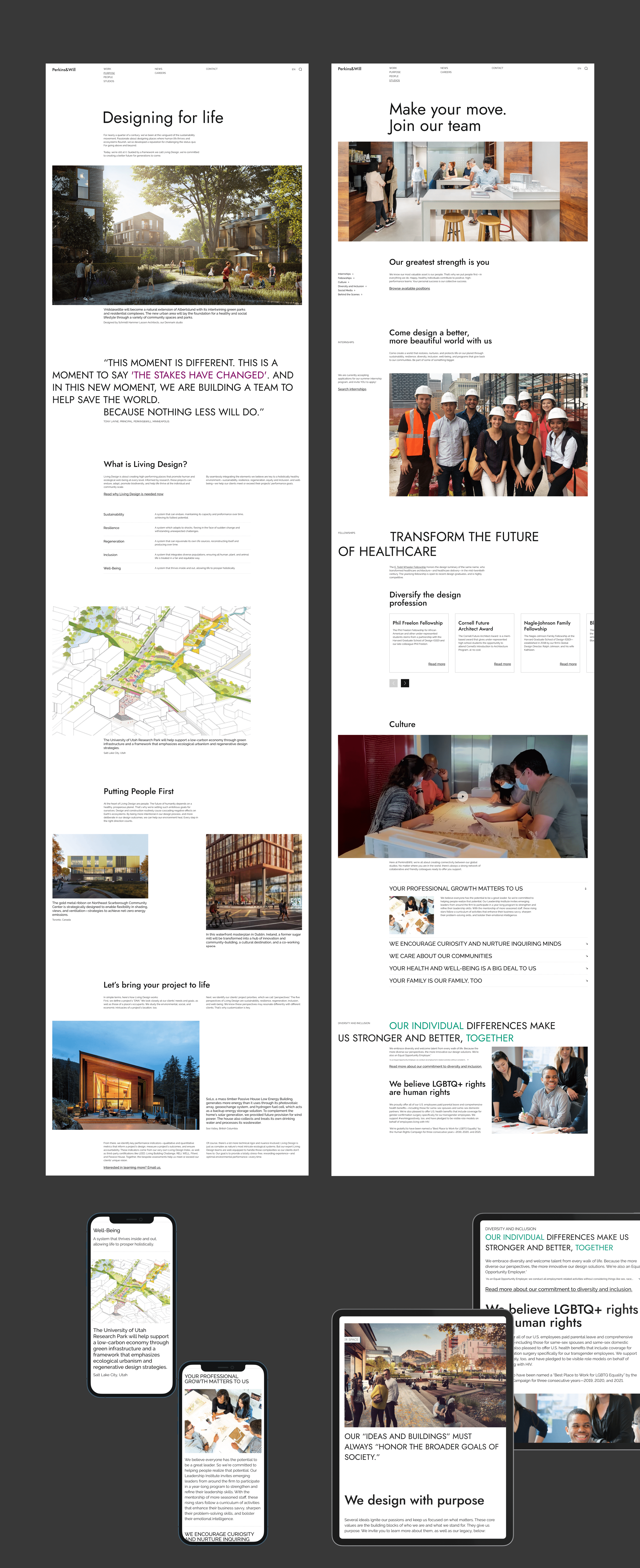 Perkins&Will | Corporate website redesign — Изображение №7 — Интерфейсы на Dprofile