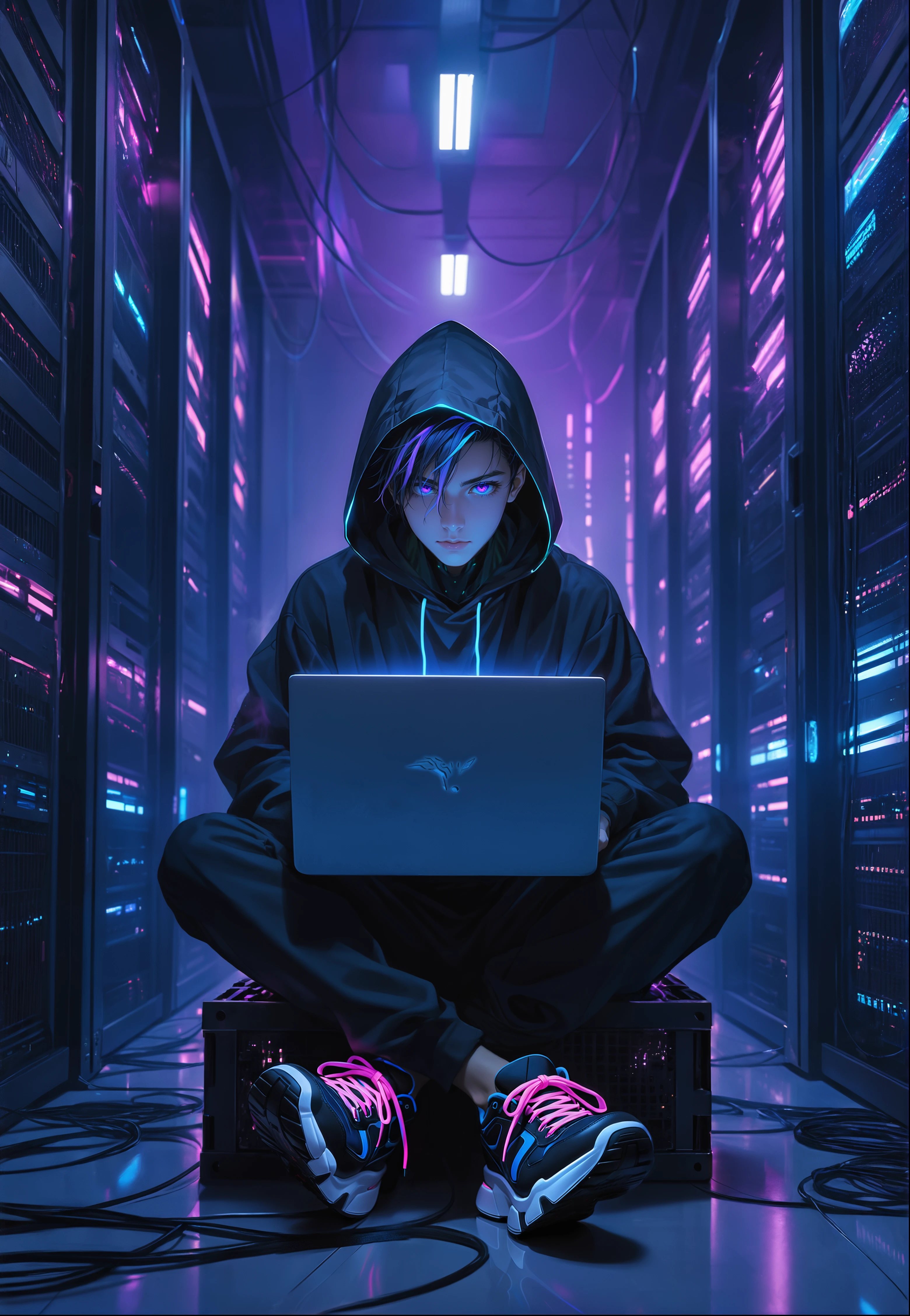 JOIN US — маскоты в киберпанк-стиле для игрового клуба — Изображение №3 — Брендинг, Иллюстрация на Dprofile