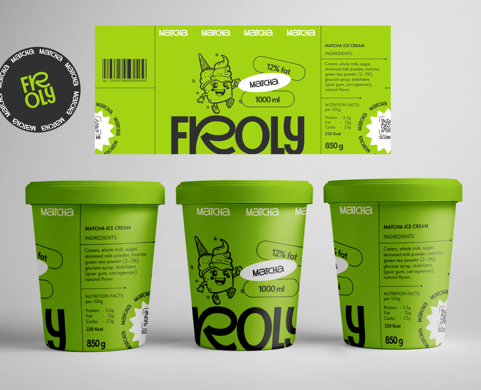 Упаковка мороженого - FROLY - на Dprofile