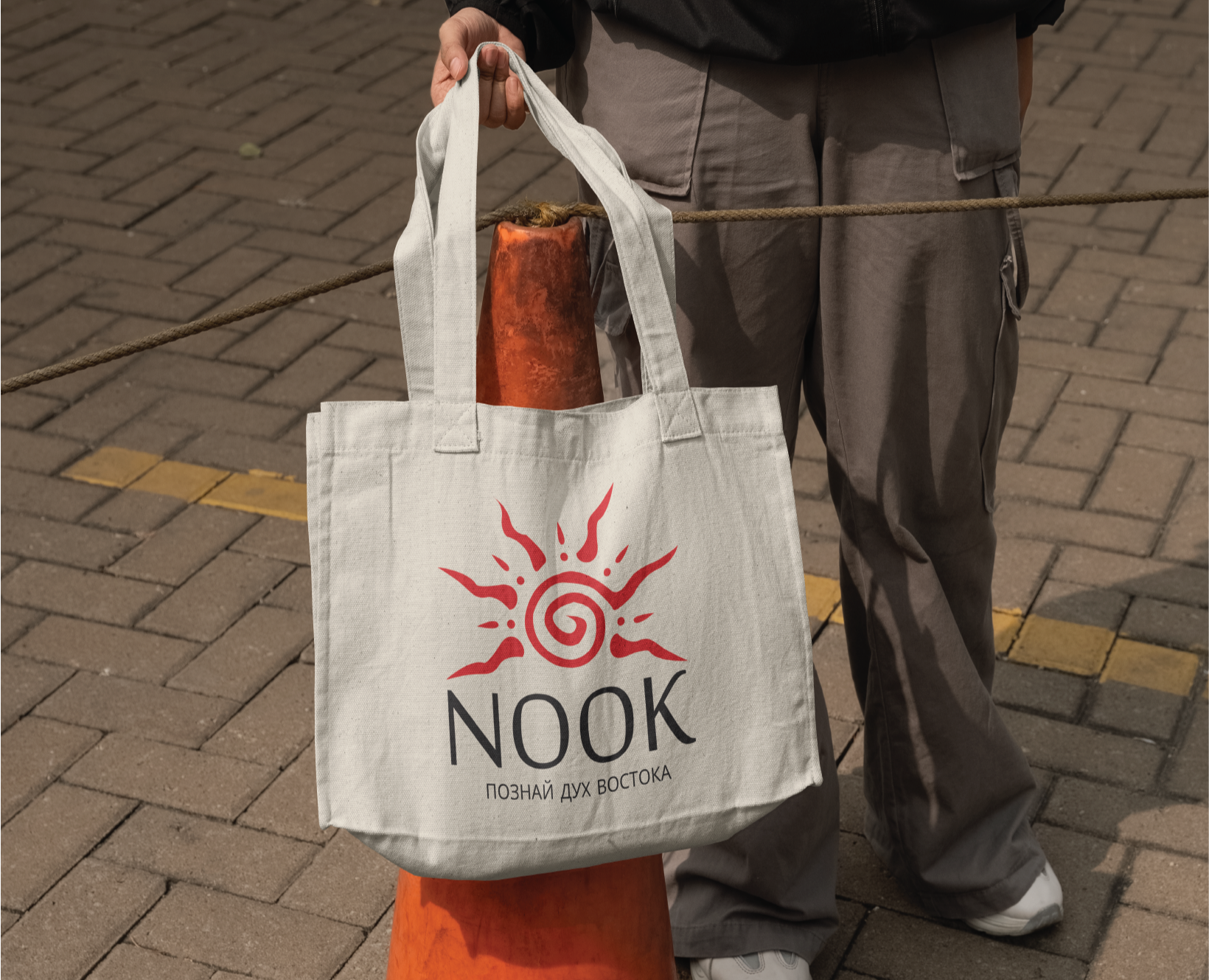 Фирменный стиль бренда восточных благовоний "NOOK" на Dprofile