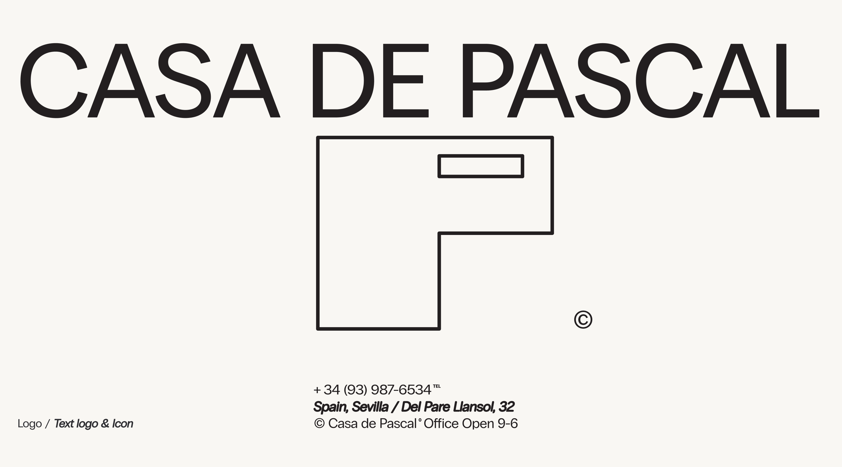 Фирменный стиль для архитектурной студии Casa de Pascal — Изображение №4 — Брендинг на Dprofile