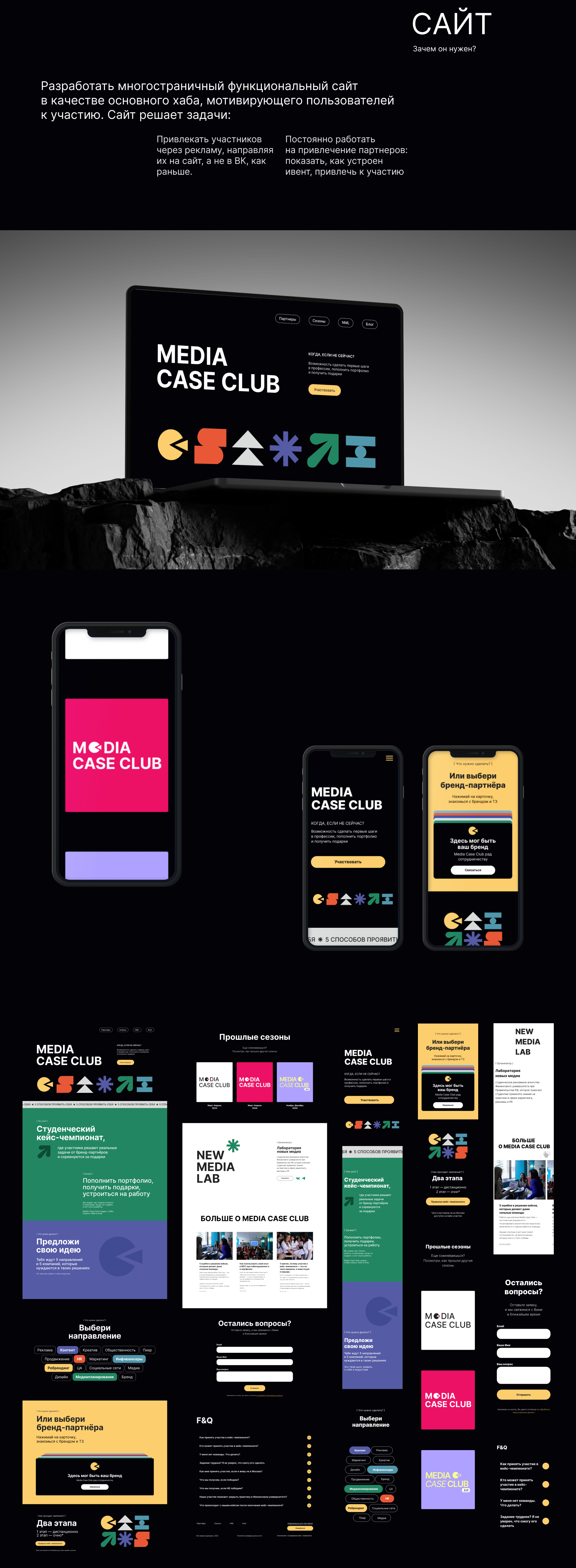 MEDIA CASE CLUB: айдентика и сайт — Изображение №4 — Интерфейсы, Брендинг на Dprofile