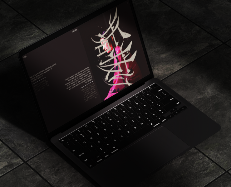HAORI Website Design на Dprofile