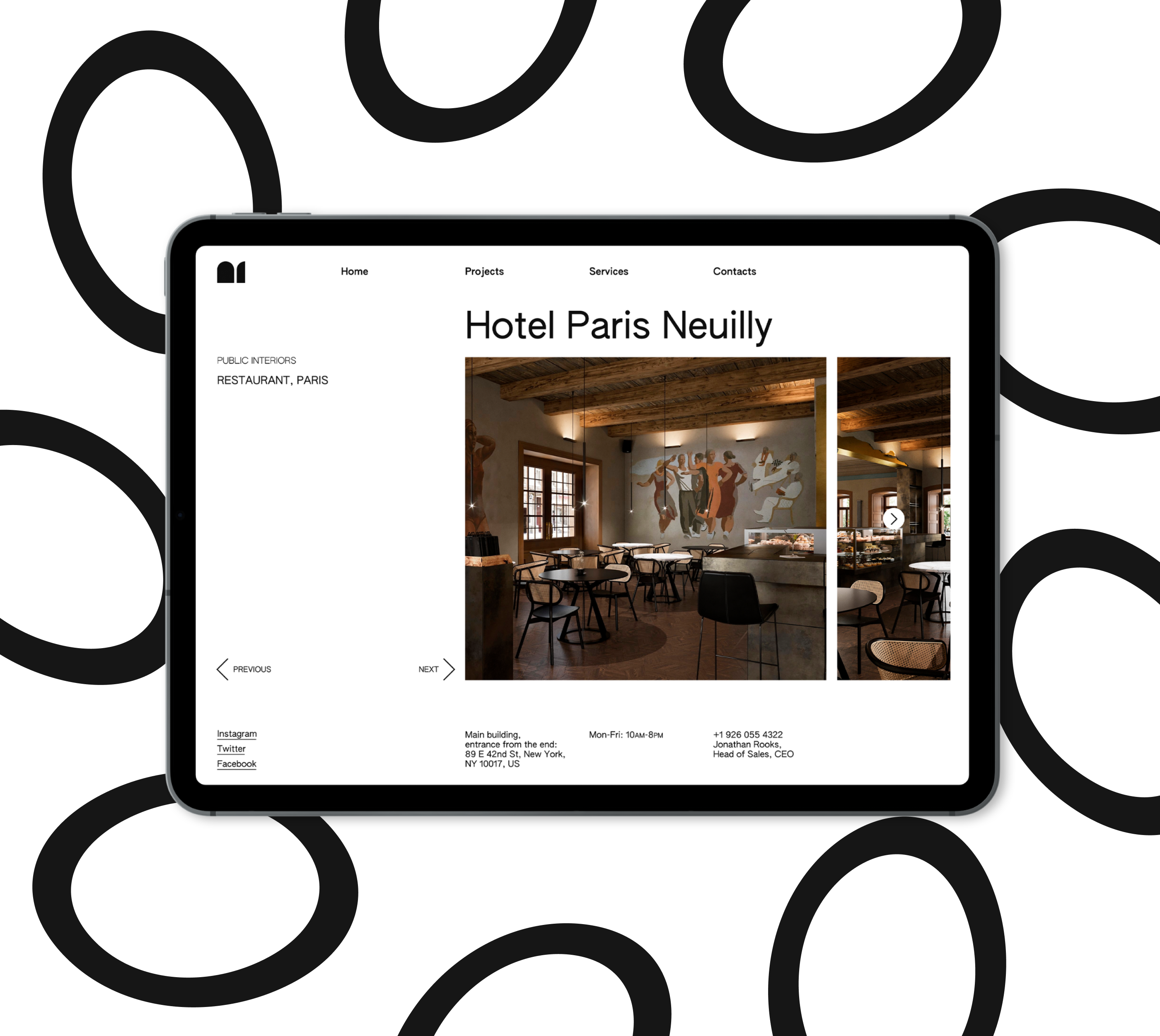 BOMAR — Bureau of Architecture — Изображение №5 — Интерфейсы, Брендинг на Dprofile