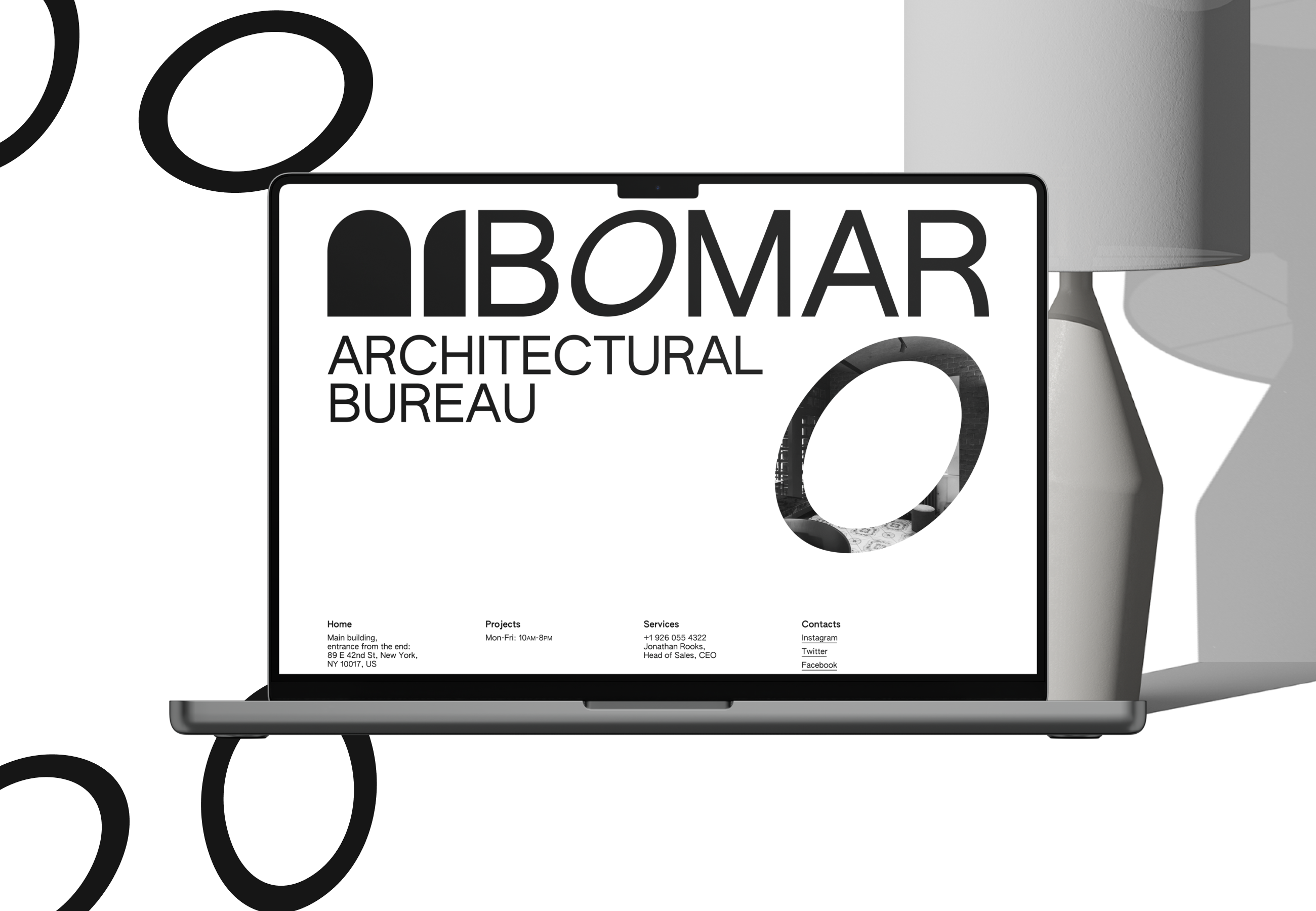 BOMAR — Bureau of Architecture — Изображение №1 — Интерфейсы, Брендинг на Dprofile