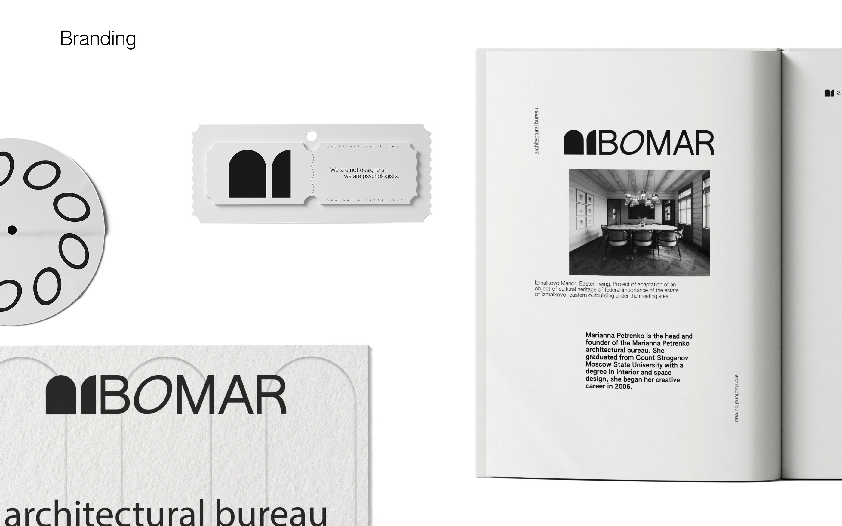 BOMAR — Bureau of Architecture — Изображение №12 — Интерфейсы, Брендинг на Dprofile
