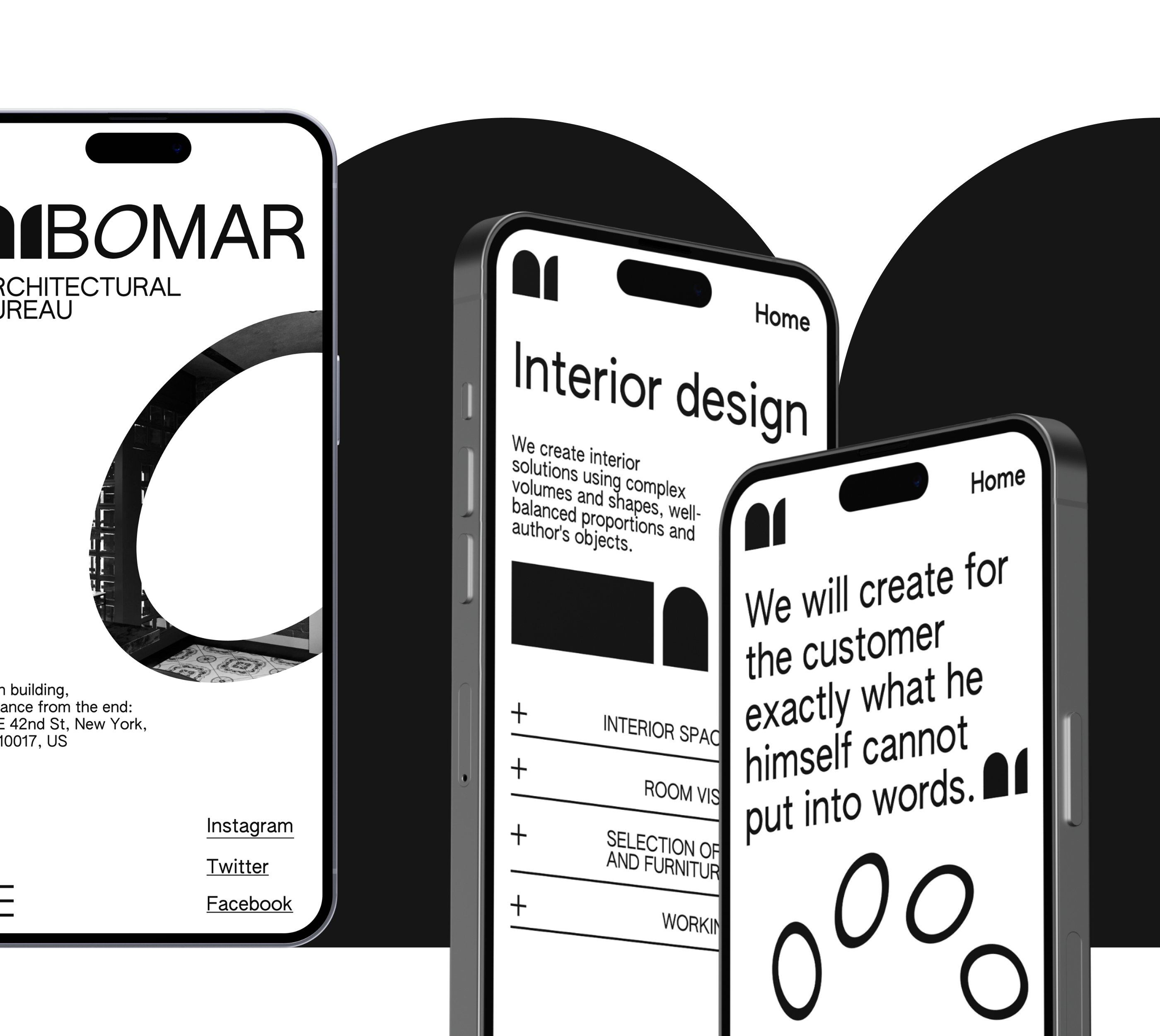 BOMAR — Bureau of Architecture — Изображение №8 — Интерфейсы, Брендинг на Dprofile