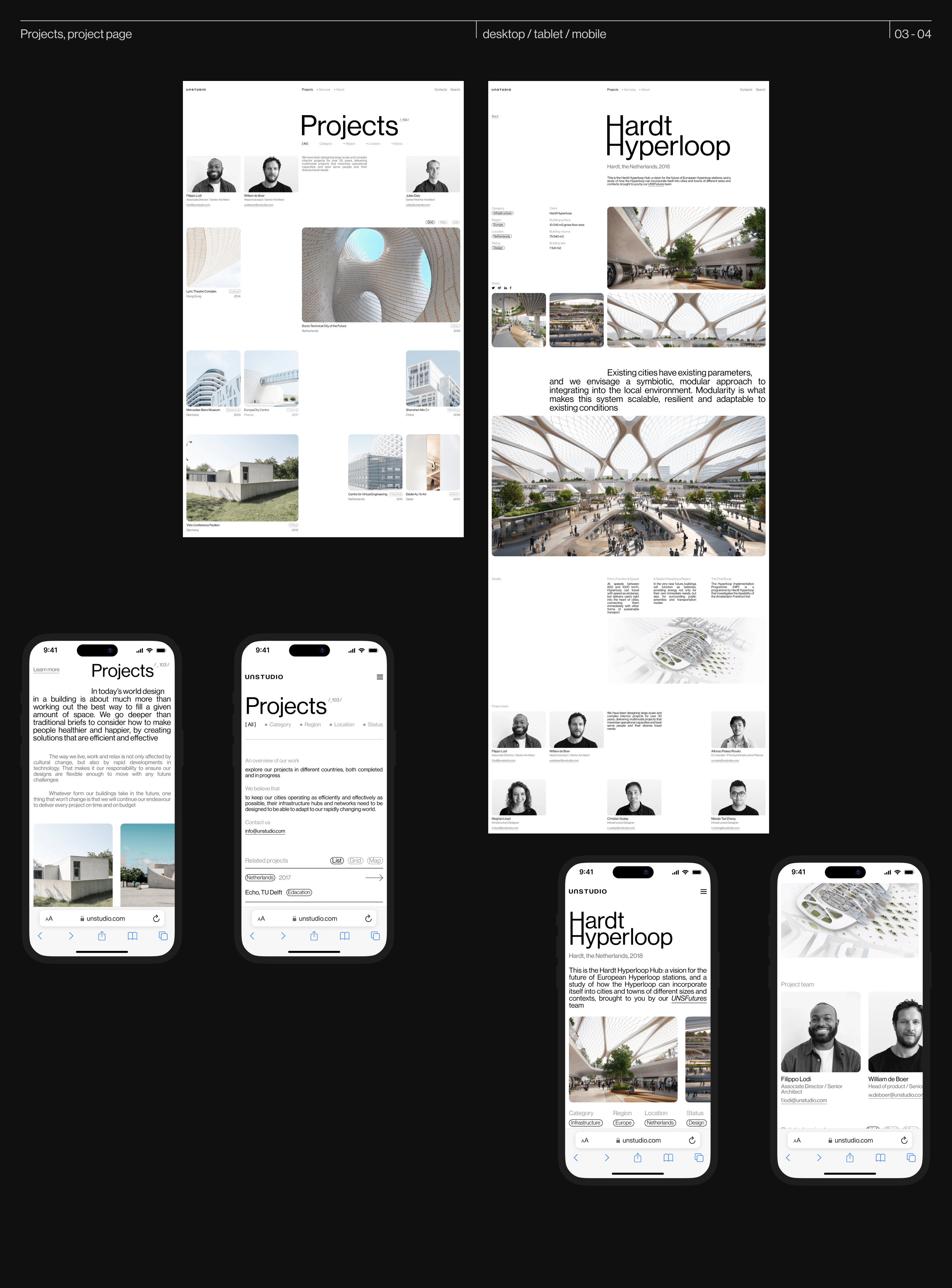 UNStudio / Architecture studio — Изображение №6 — Интерфейсы, Брендинг на Dprofile