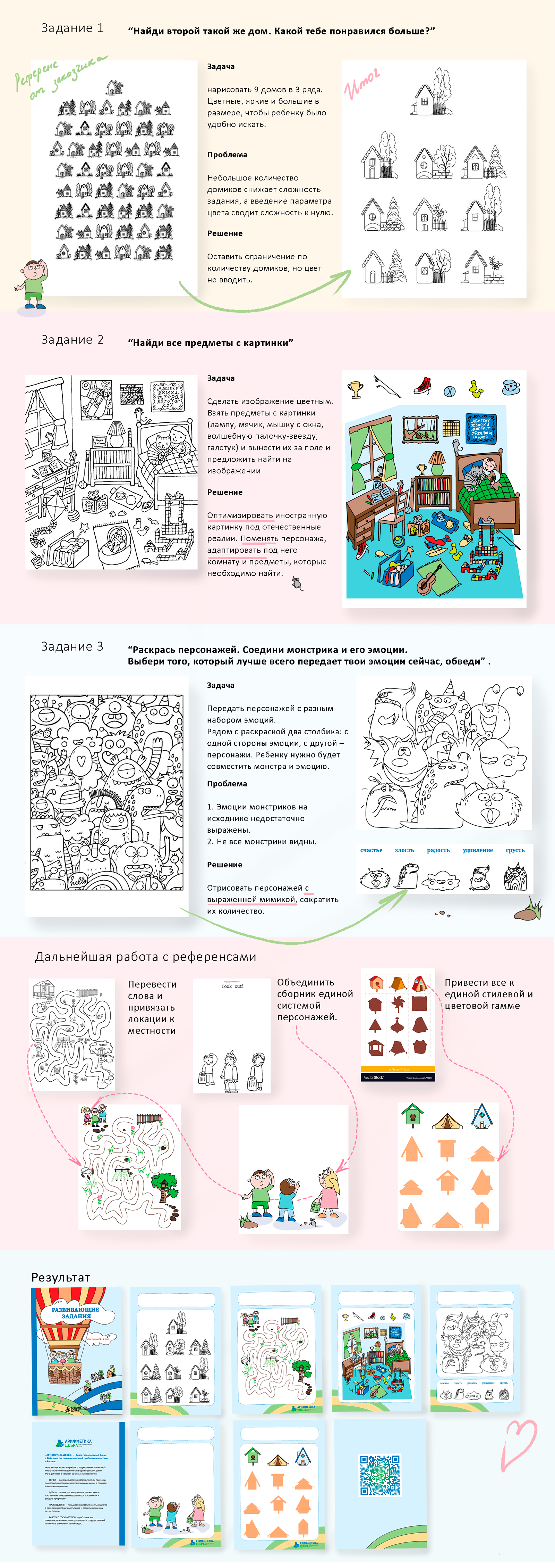 Сборник заданий для детского благотворительного фонда — Изображение №1 — Иллюстрация, Графика на Dprofile