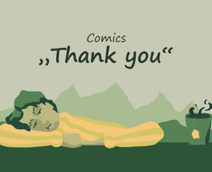 Thank you — Иллюстрация, Графика на Dprofile