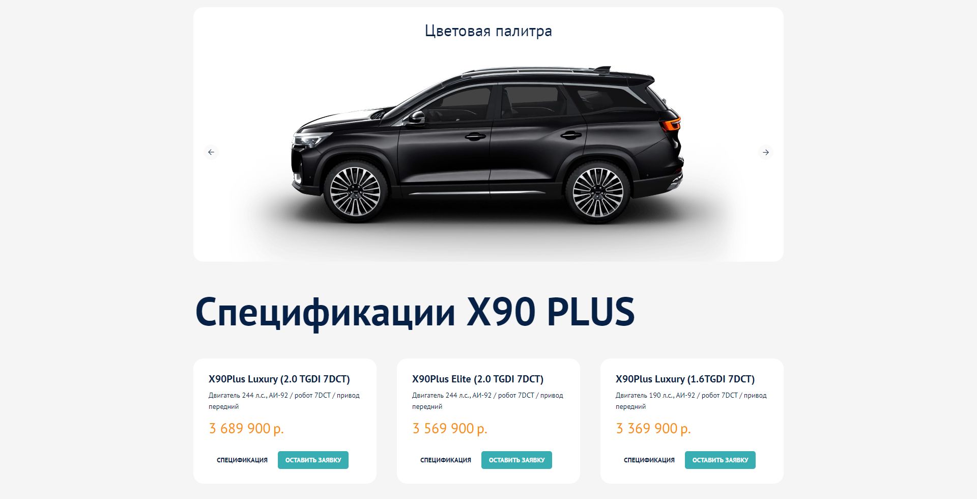 Лендинг для автосалона — Изображение №2 — Интерфейсы, Маркетинг на Dprofile