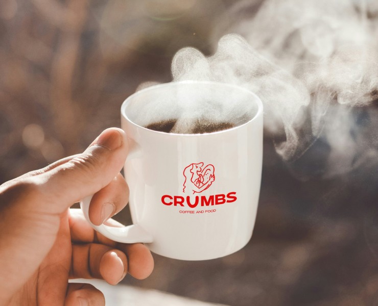 Фирменный стиль для  кофейни CRUMBS — Брендинг на Dprofile