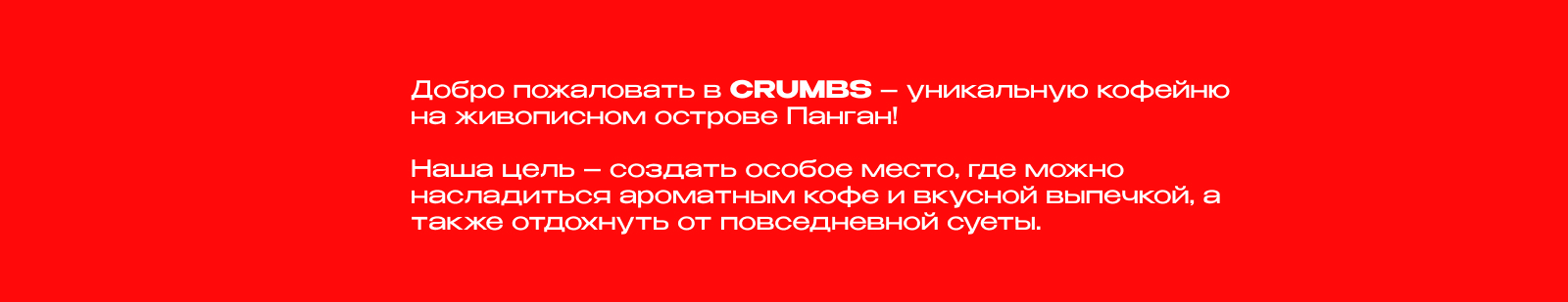Фирменный стиль для  кофейни CRUMBS — Изображение №2 — Брендинг на Dprofile