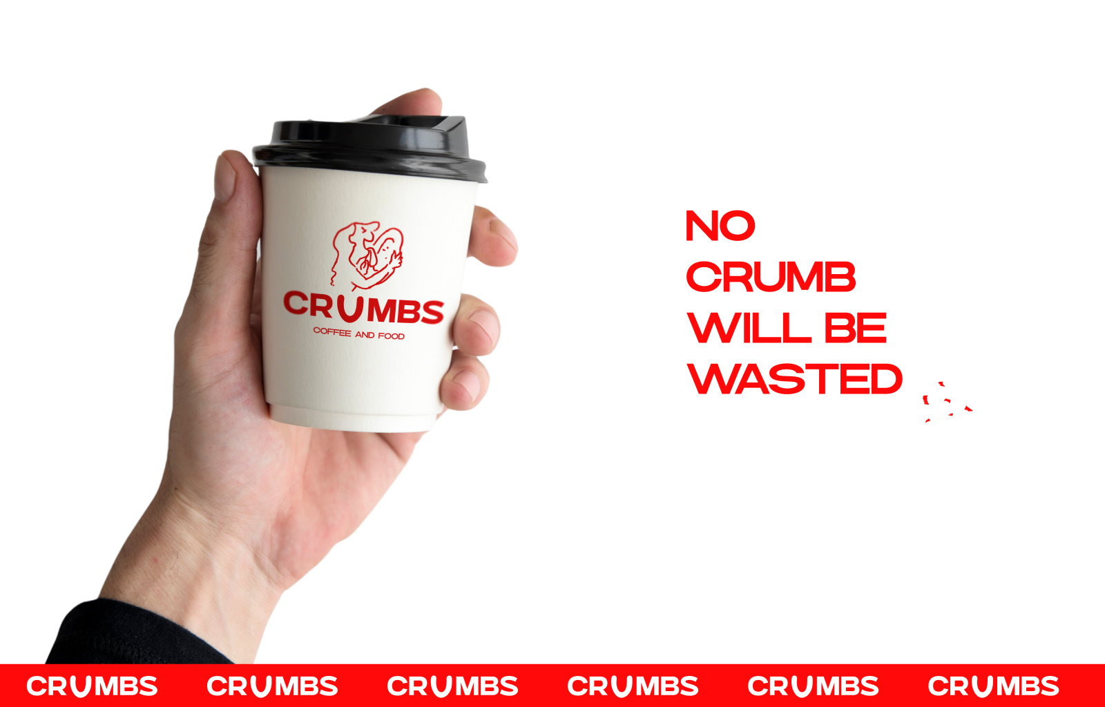 Фирменный стиль для  кофейни CRUMBS — Изображение №3 — Брендинг на Dprofile