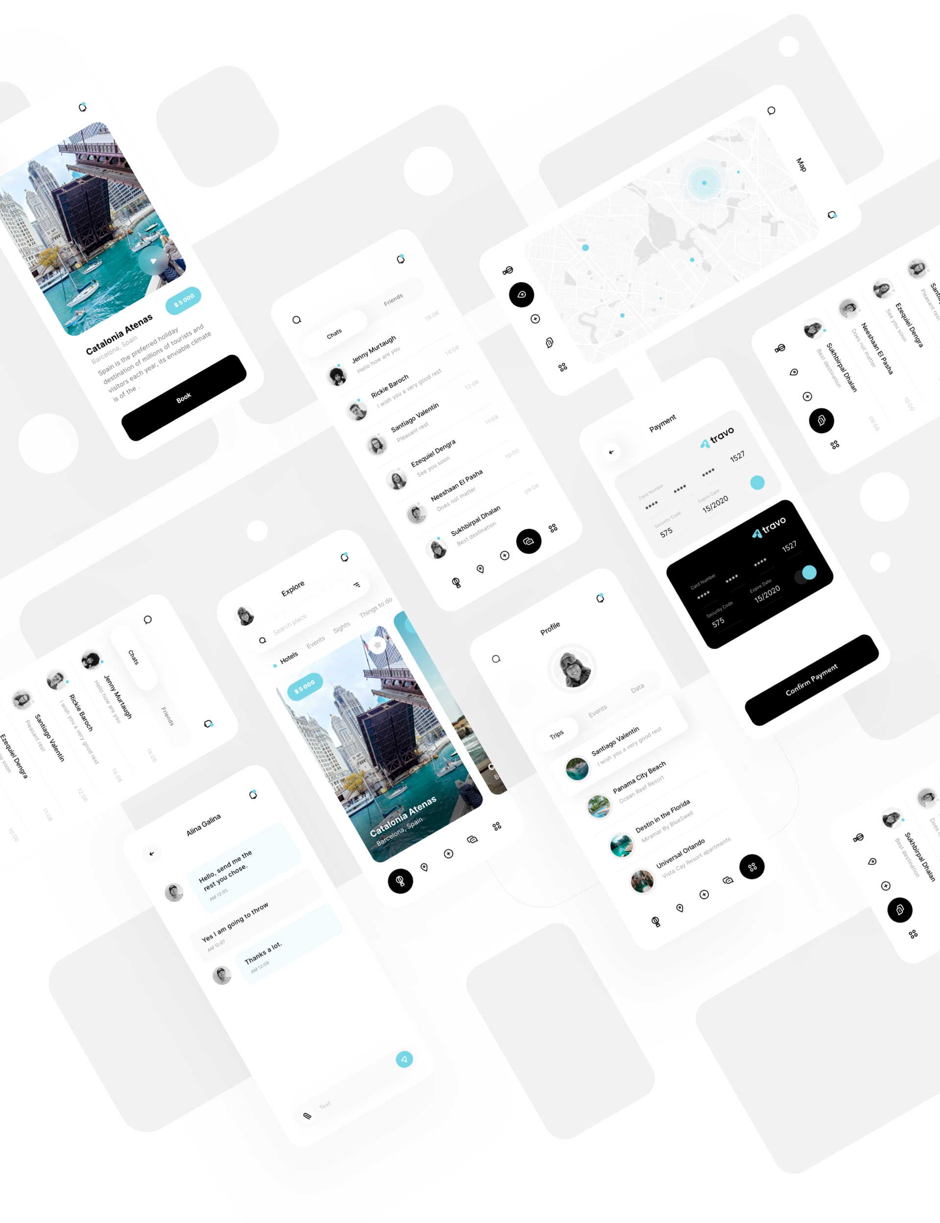 Мобильное приложение для путешествий "Travo" — Изображение №12 — Интерфейсы на Dprofile