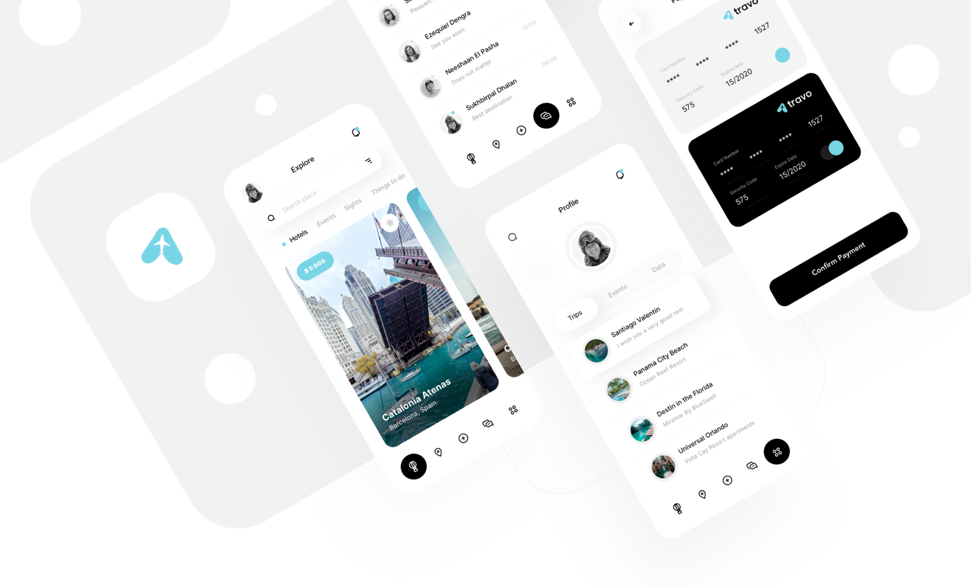Мобильное приложение для путешествий "Travo" — Изображение №1 — Интерфейсы на Dprofile