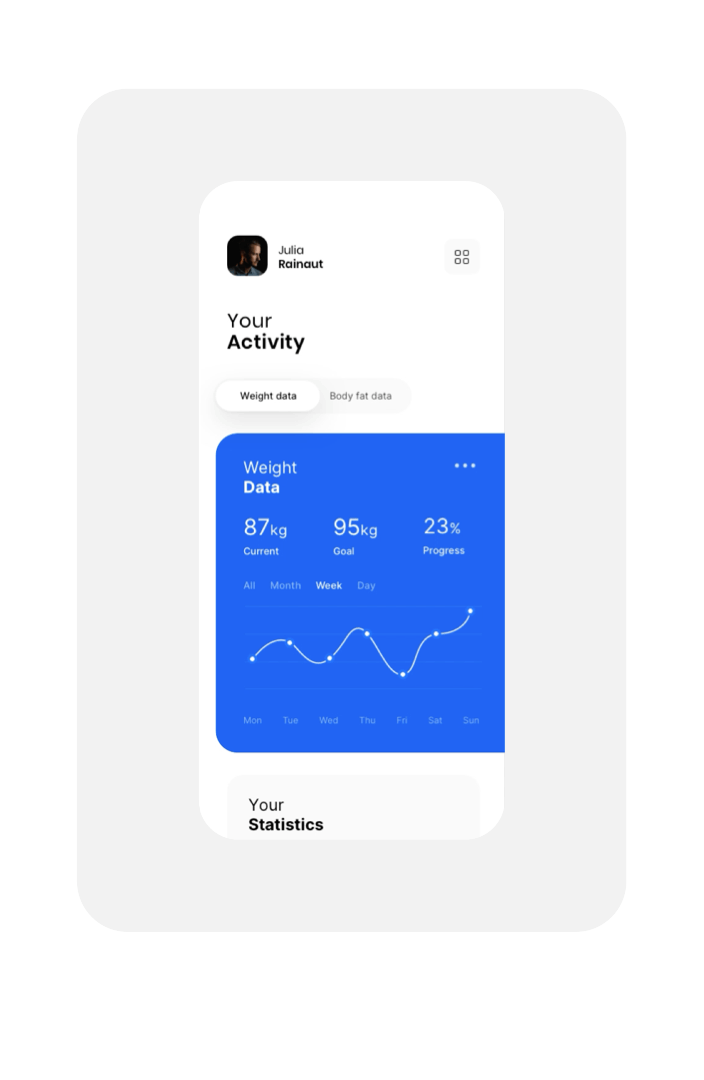 Фитнес-приложение "Como" — Изображение №6 — Интерфейсы на Dprofile