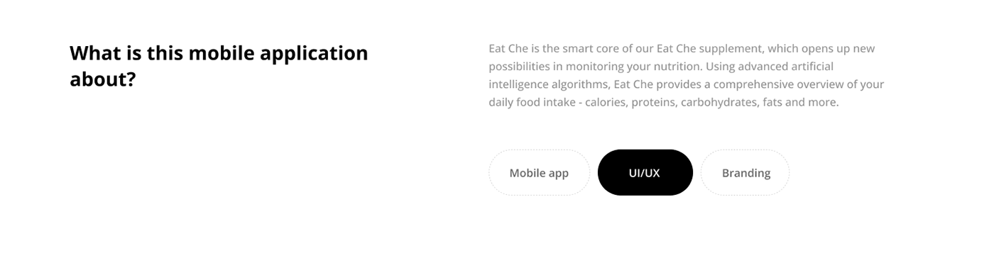 Мобильное приложение для "eat.che" — Изображение №1 — Интерфейсы на Dprofile