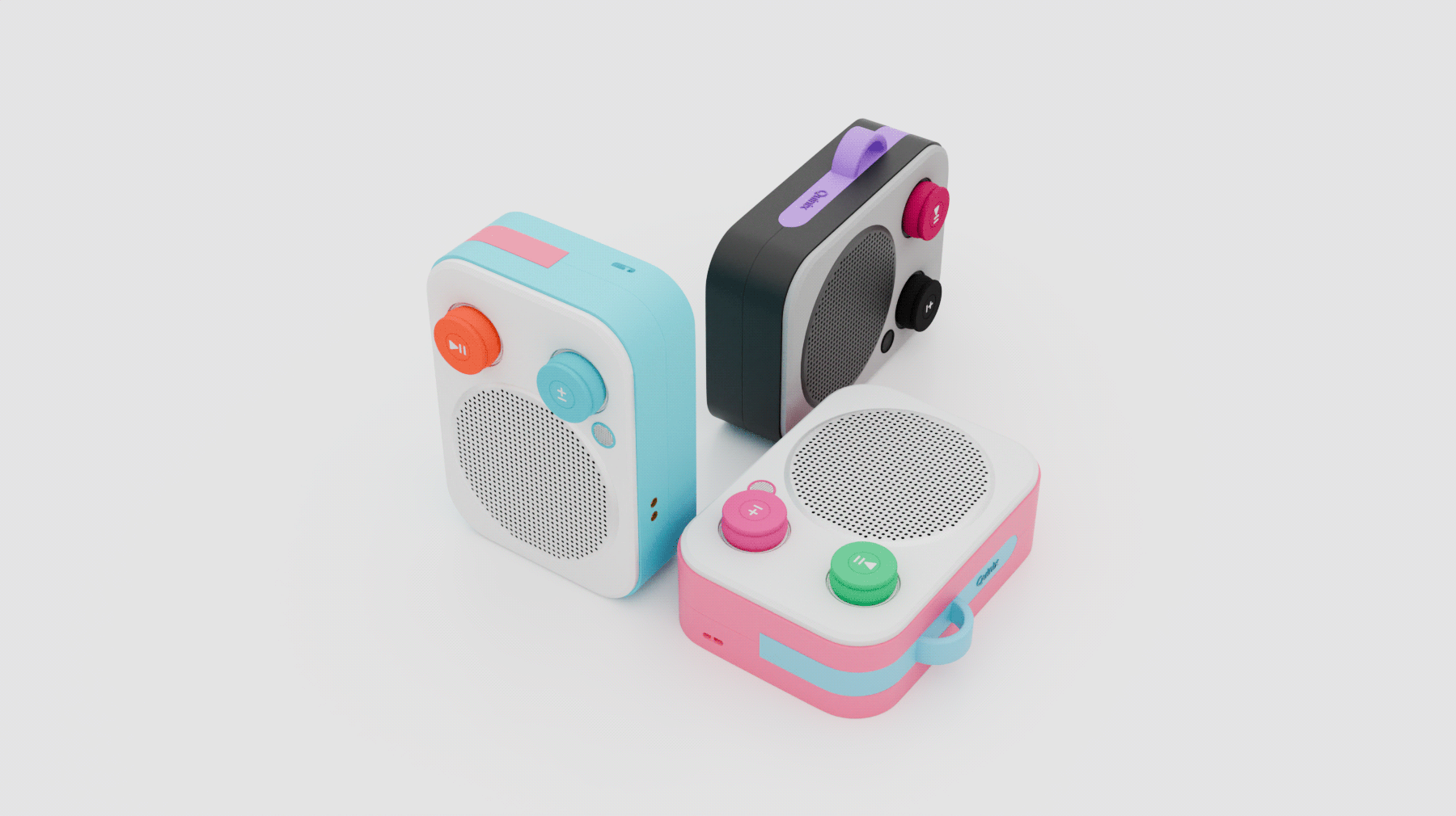 Quinix | Portable Speaker — Изображение №2 — Иллюстрация, 3D на Dprofile