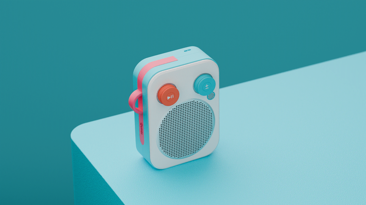 Quinix | Portable Speaker — Изображение №4 — Иллюстрация, 3D на Dprofile