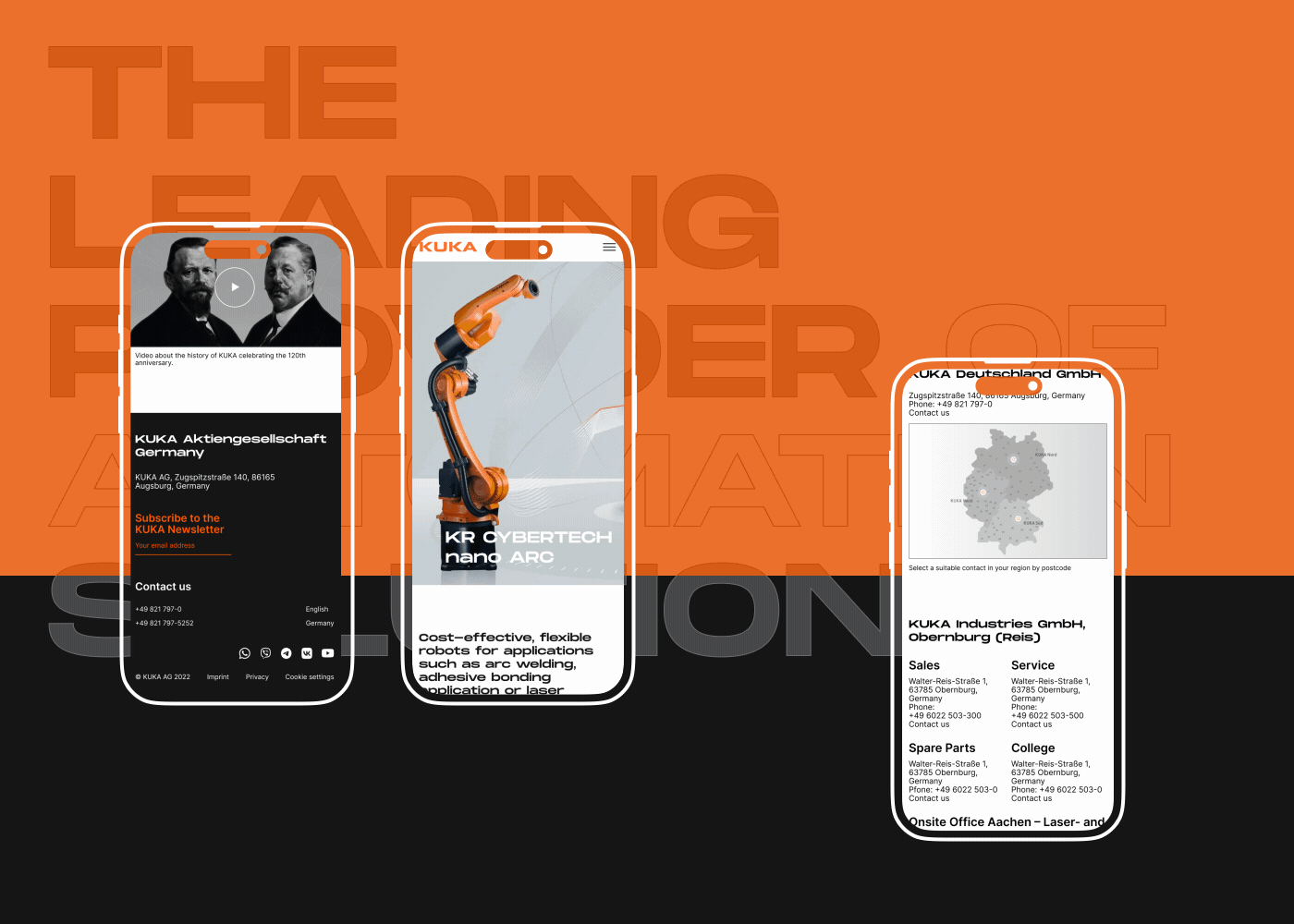 KUKA AG — corporate website redesign — Изображение №3 — Интерфейсы на Dprofile