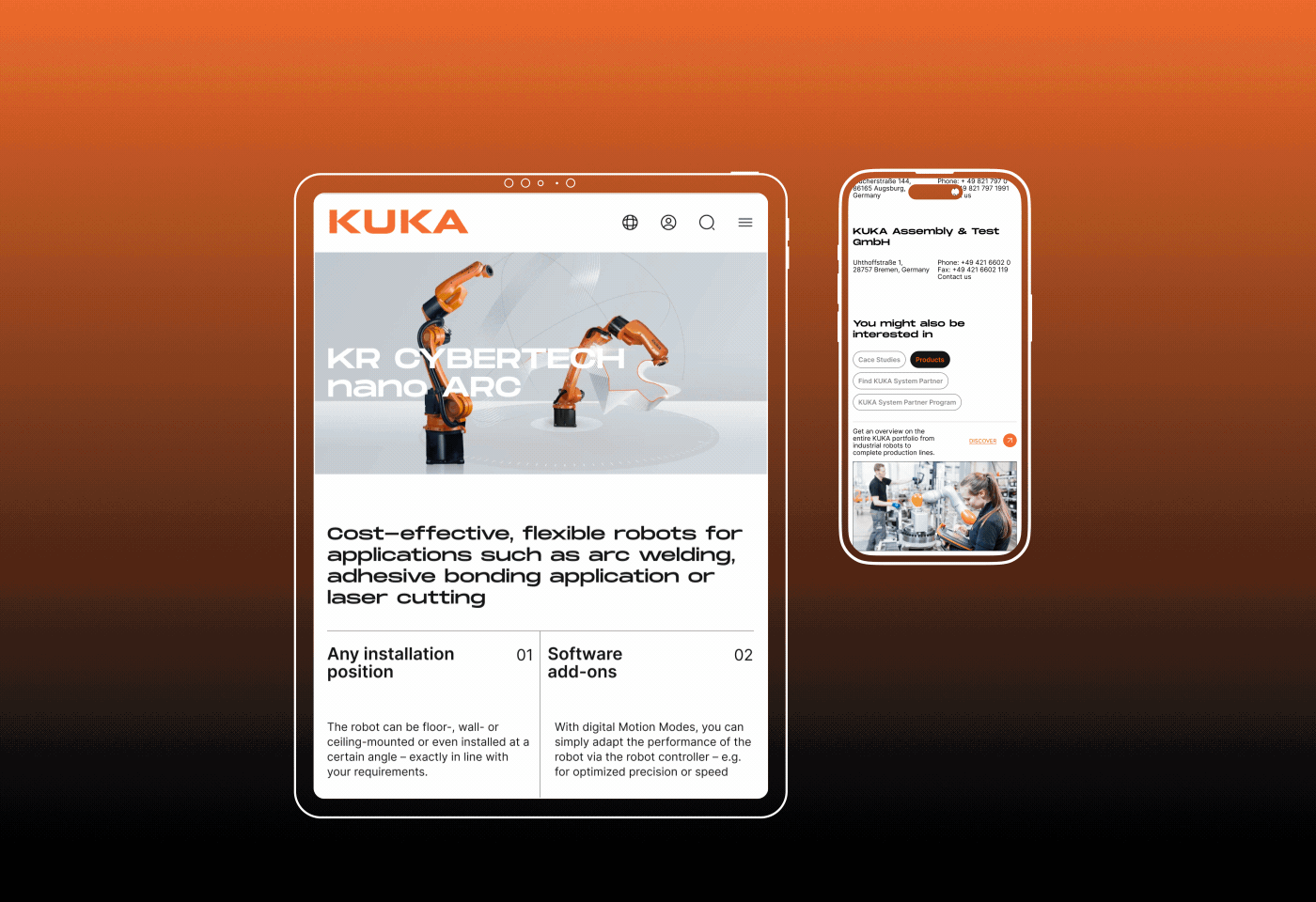 KUKA AG — corporate website redesign — Изображение №5 — Интерфейсы на Dprofile