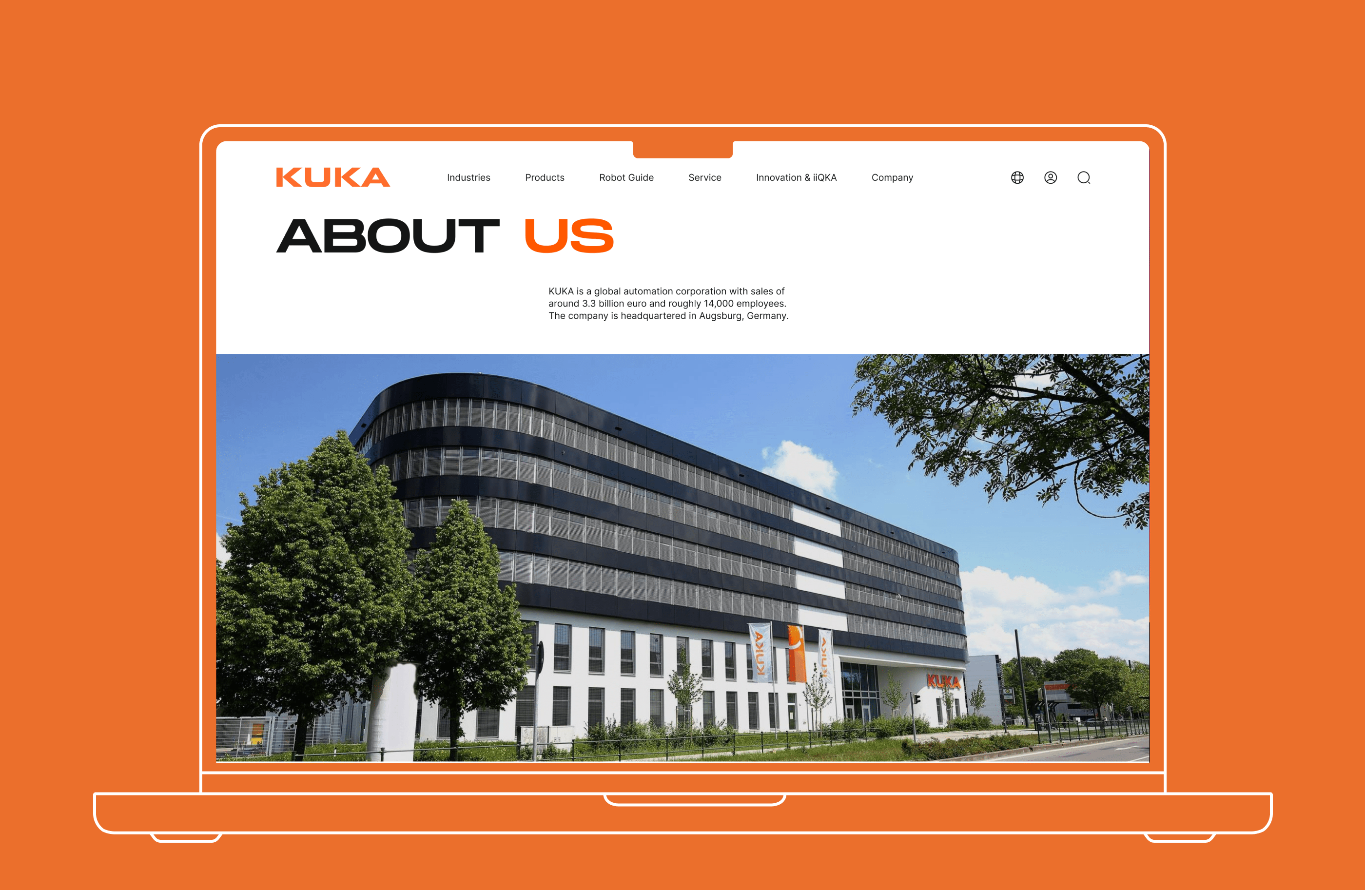 KUKA AG — corporate website redesign — Изображение №2 — Интерфейсы на Dprofile