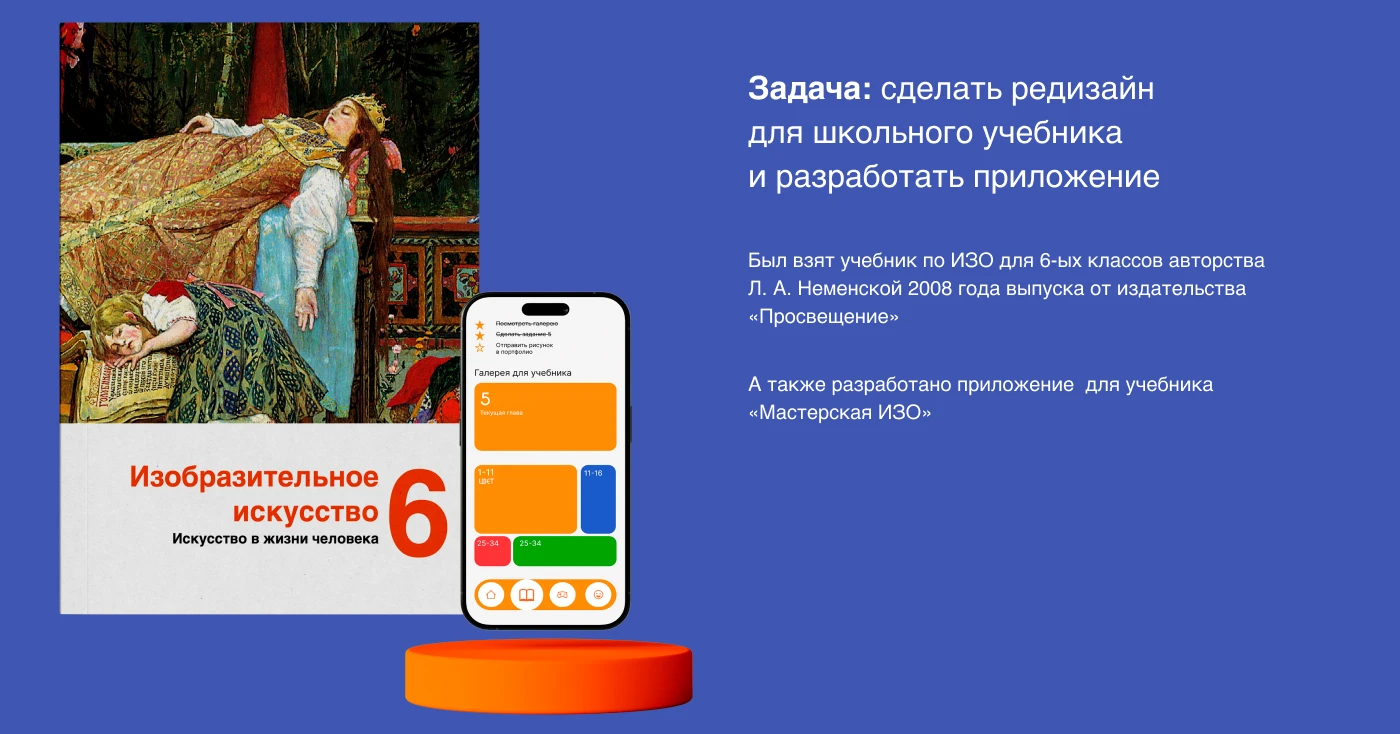 Учебник и приложение по ИЗО для 6-ых классов — Изображение №2 — Брендинг, Графика на Dprofile