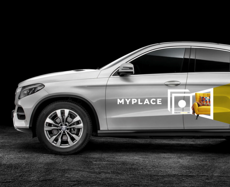 Myplace — Брендинг, Графика на Dprofile