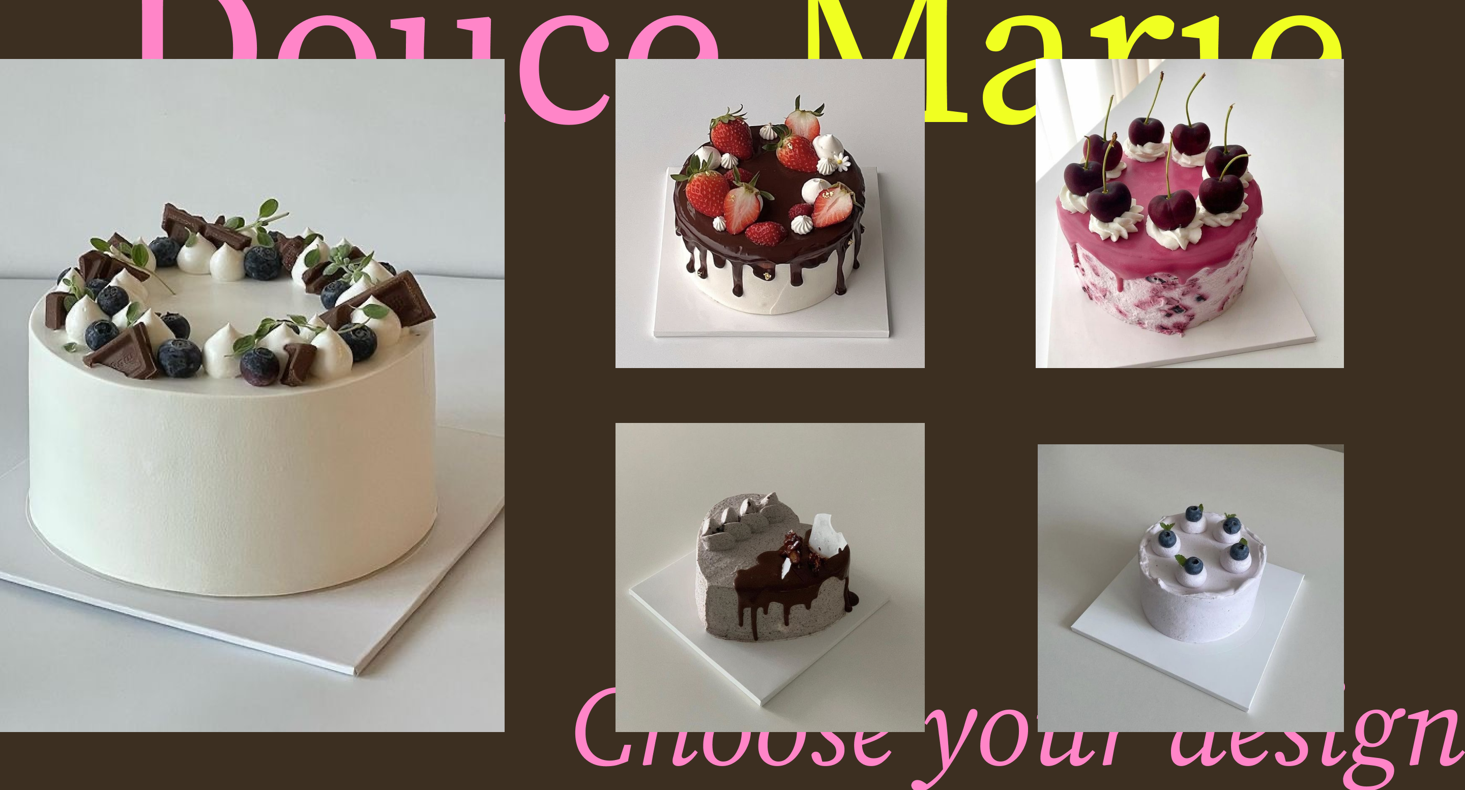 Сайт для кондитерской "Douce Marie" | Website Design — Изображение №8 — Интерфейсы, Брендинг на Dprofile