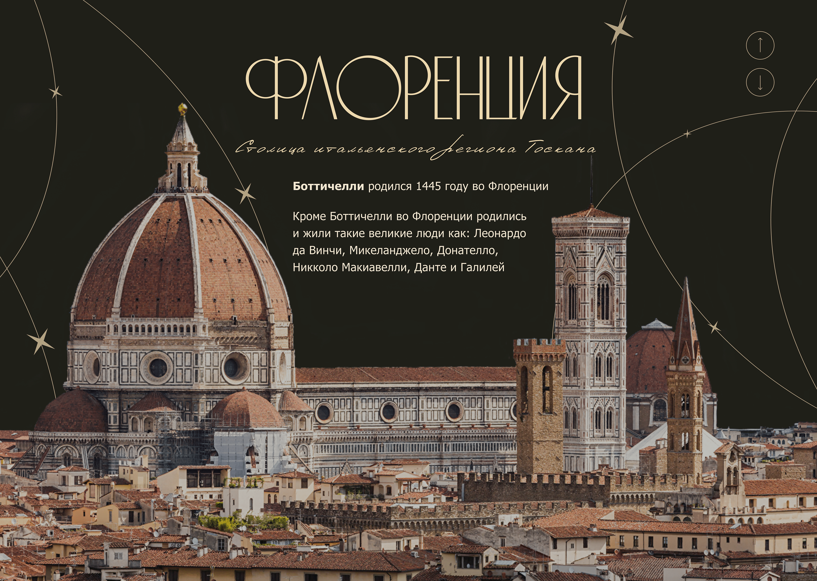 Сайт-визитка Сандро Боттичелли/Landing page Botticelli — Изображение №7 — Интерфейсы на Dprofile