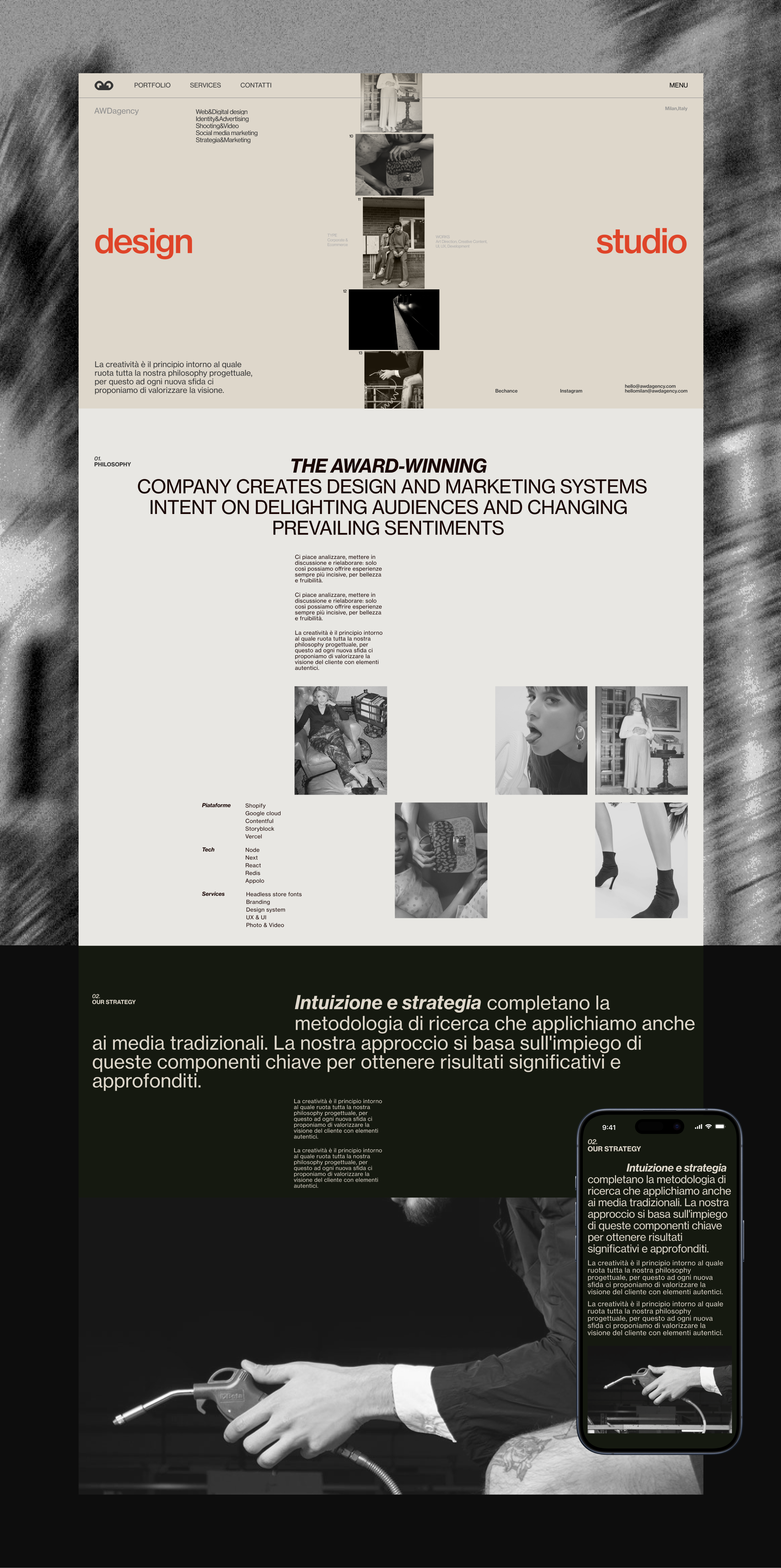 Studio web site redesign — Изображение №4 — Интерфейсы, Графика на Dprofile