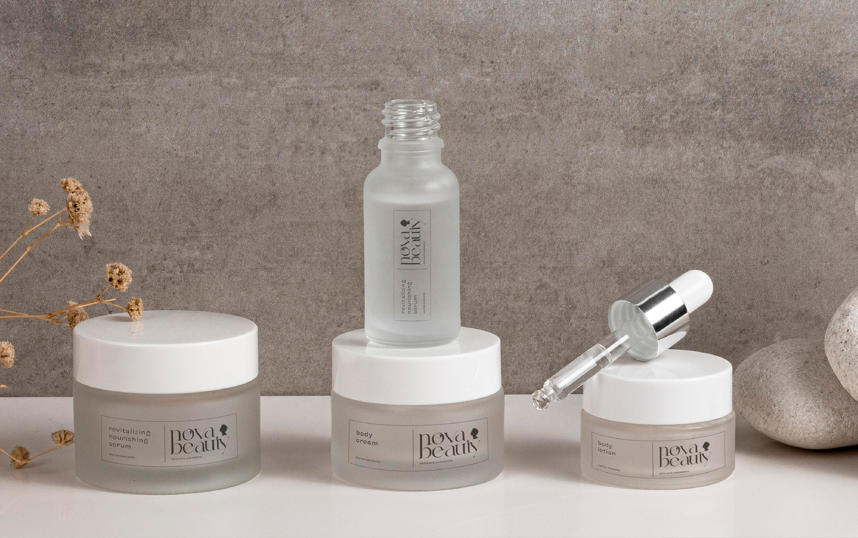NovaBeauty Skincare cosmetics — Изображение №13 — Брендинг, Графика на Dprofile