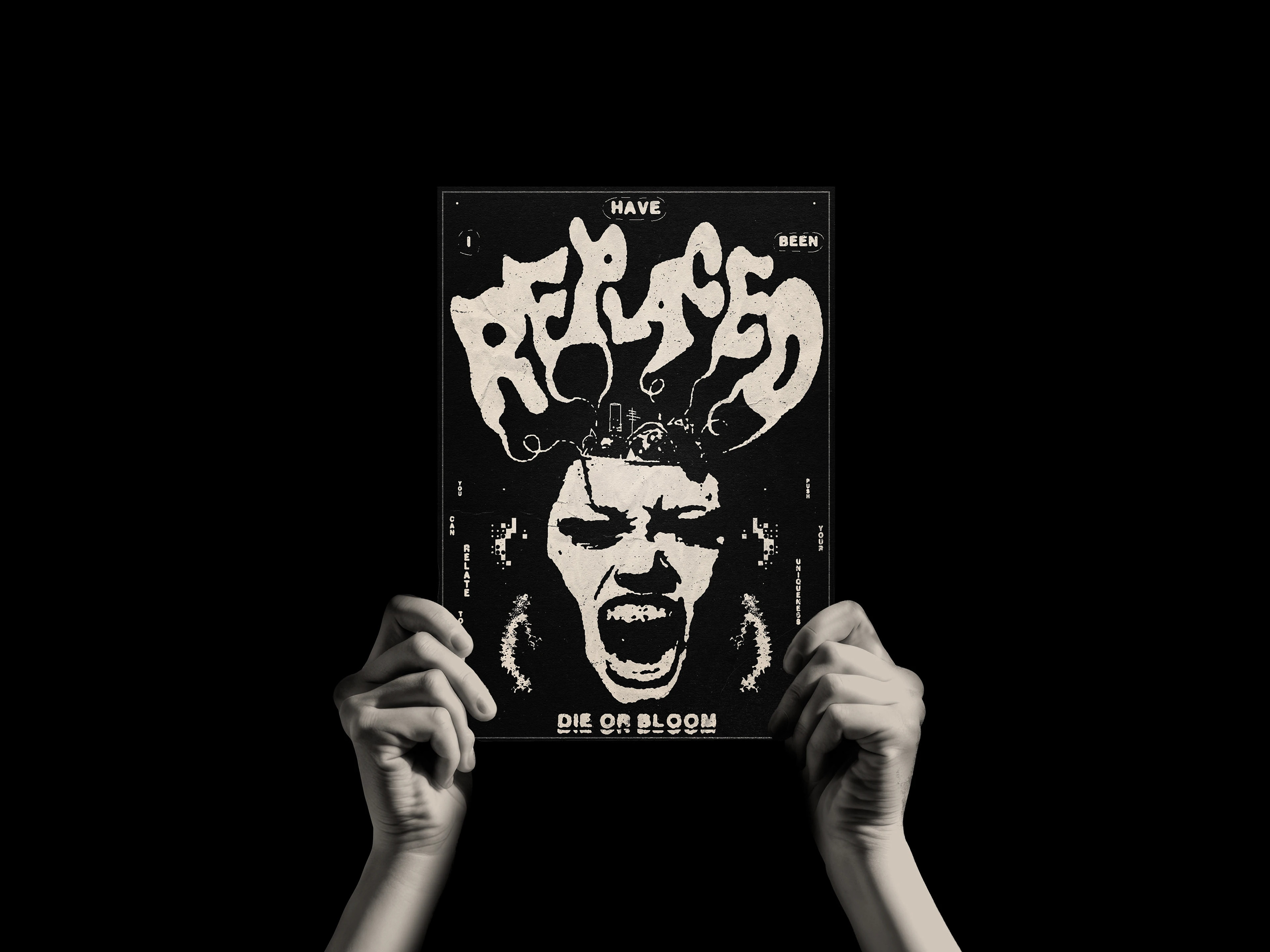 I HAVE BEEN REPLACED (poster & print design) — Изображение №4 — Брендинг на Dprofile