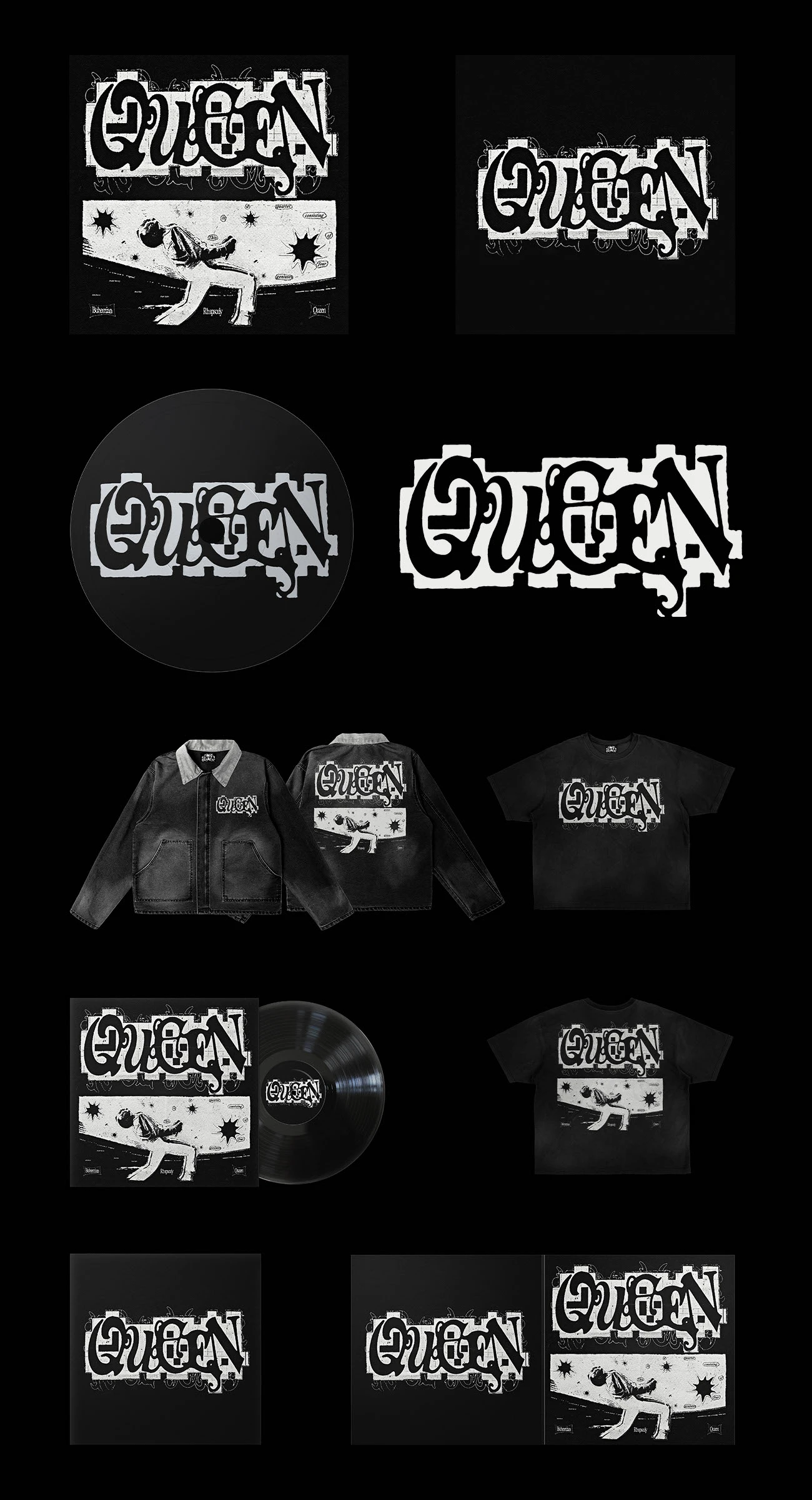 QUEEN (merch design) — Изображение №12 — Брендинг на Dprofile