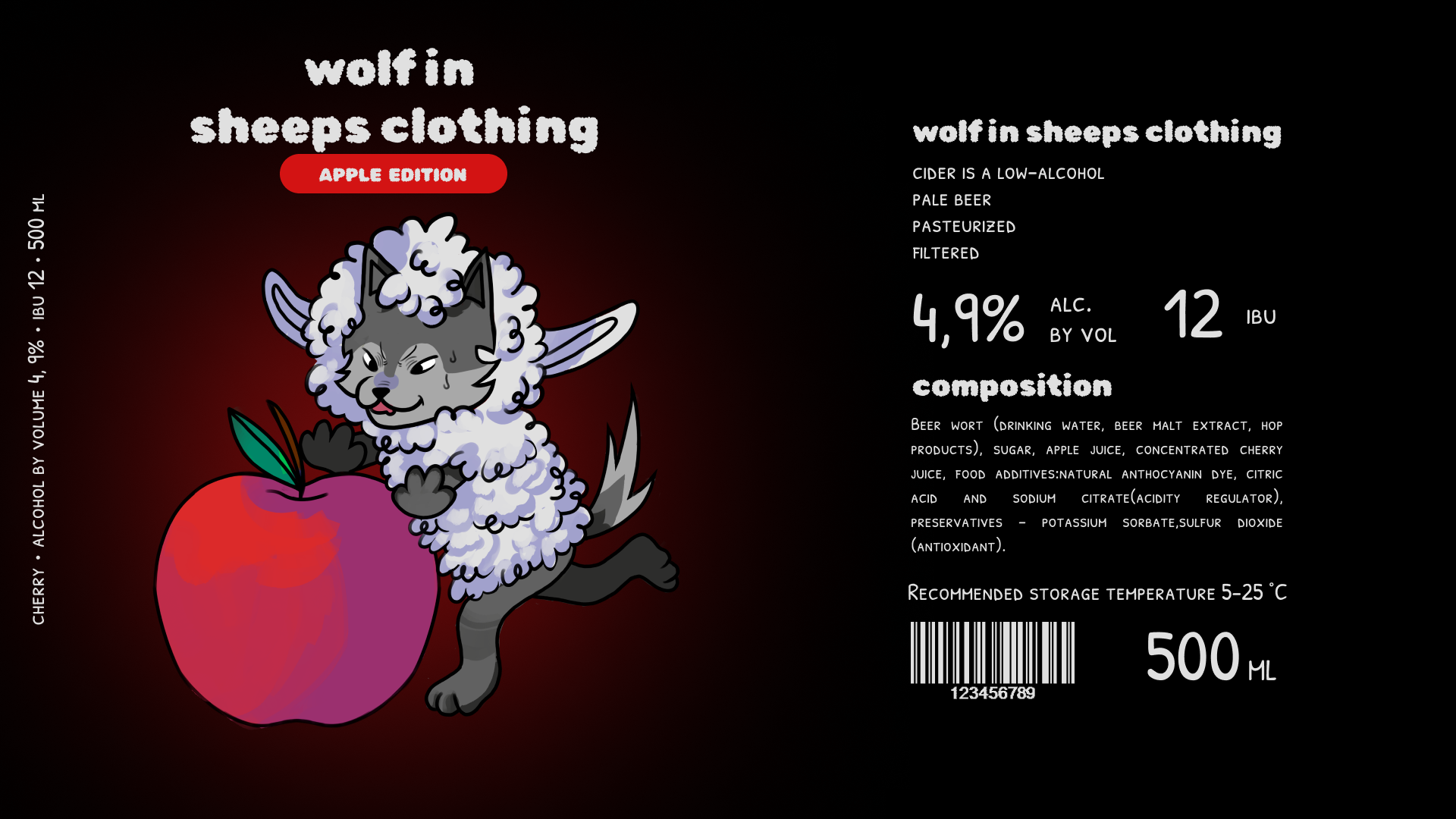 wolf in sheeps clothing|  packaging & character design — Изображение №6 — Брендинг, Иллюстрация на Dprofile
